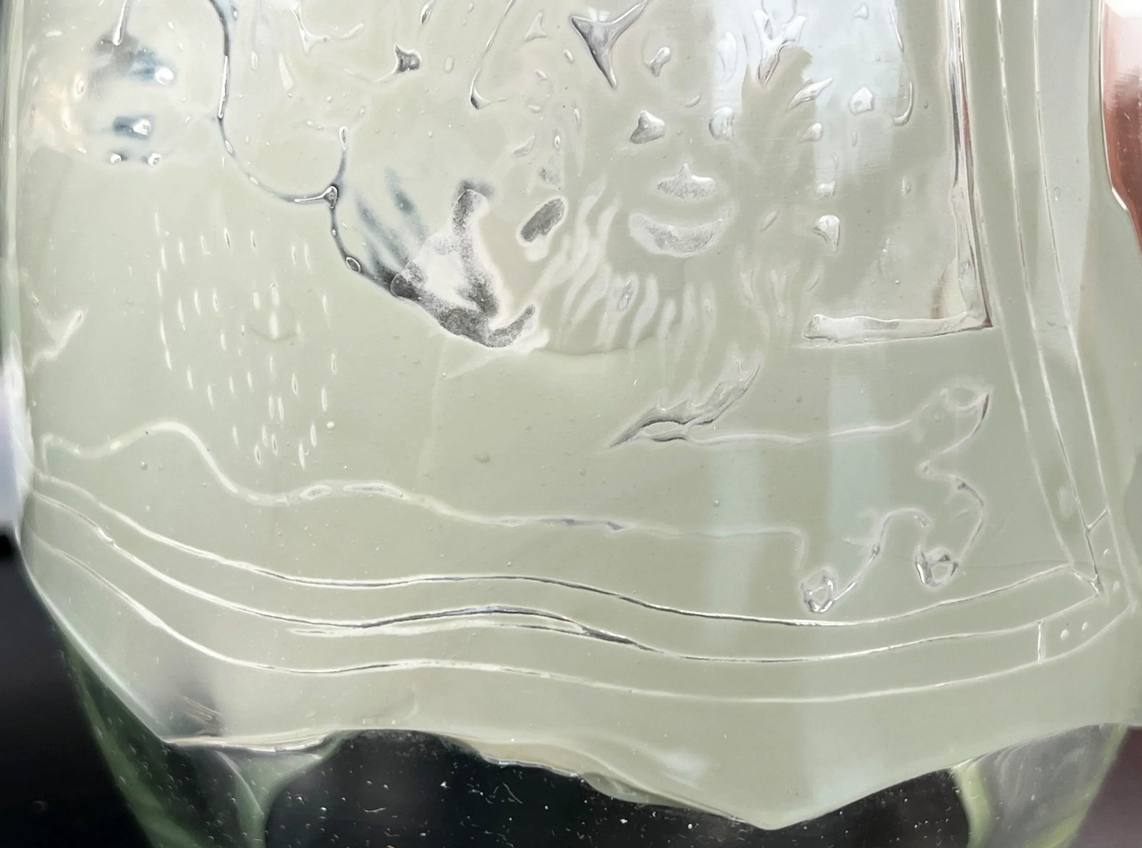 Vintage Mid Century Brutalist Art Glass Egg Sculpture - 5