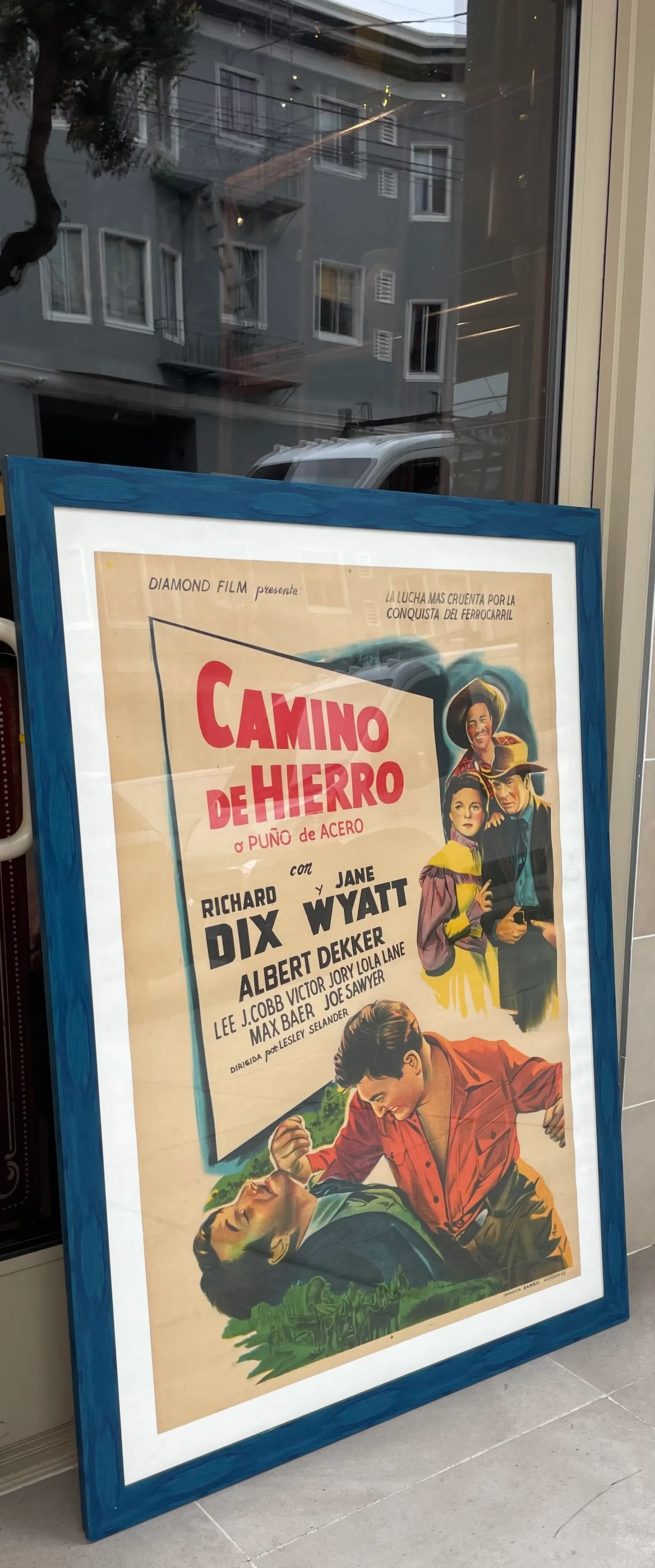 Original Camino Del Hierro (Buckskin Frontier) Poster Circa 1940s - 10