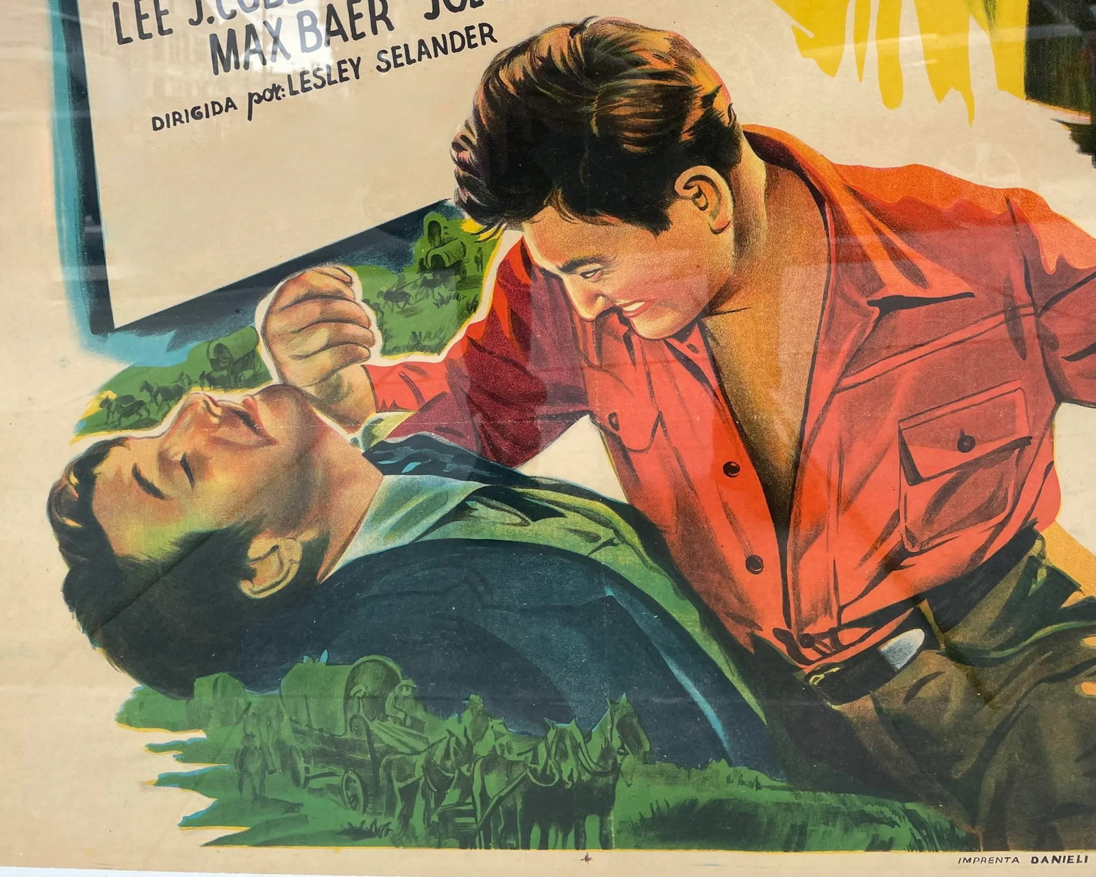 Original Camino Del Hierro (Buckskin Frontier) Poster Circa 1940s - 2