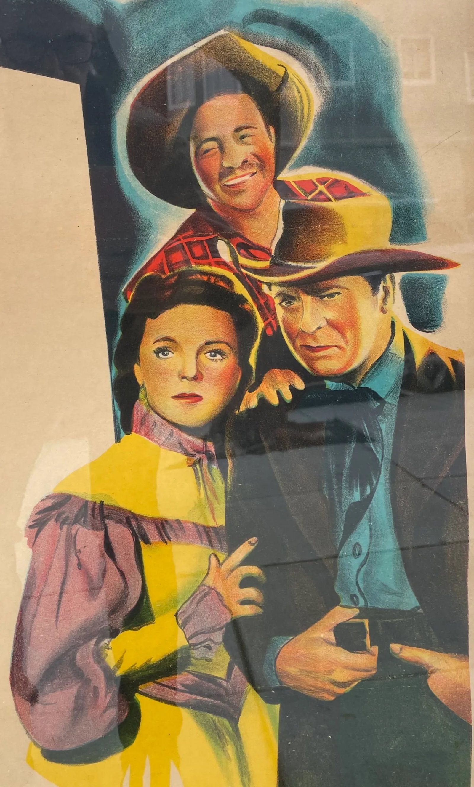 Original Camino Del Hierro (Buckskin Frontier) Poster Circa 1940s - 3