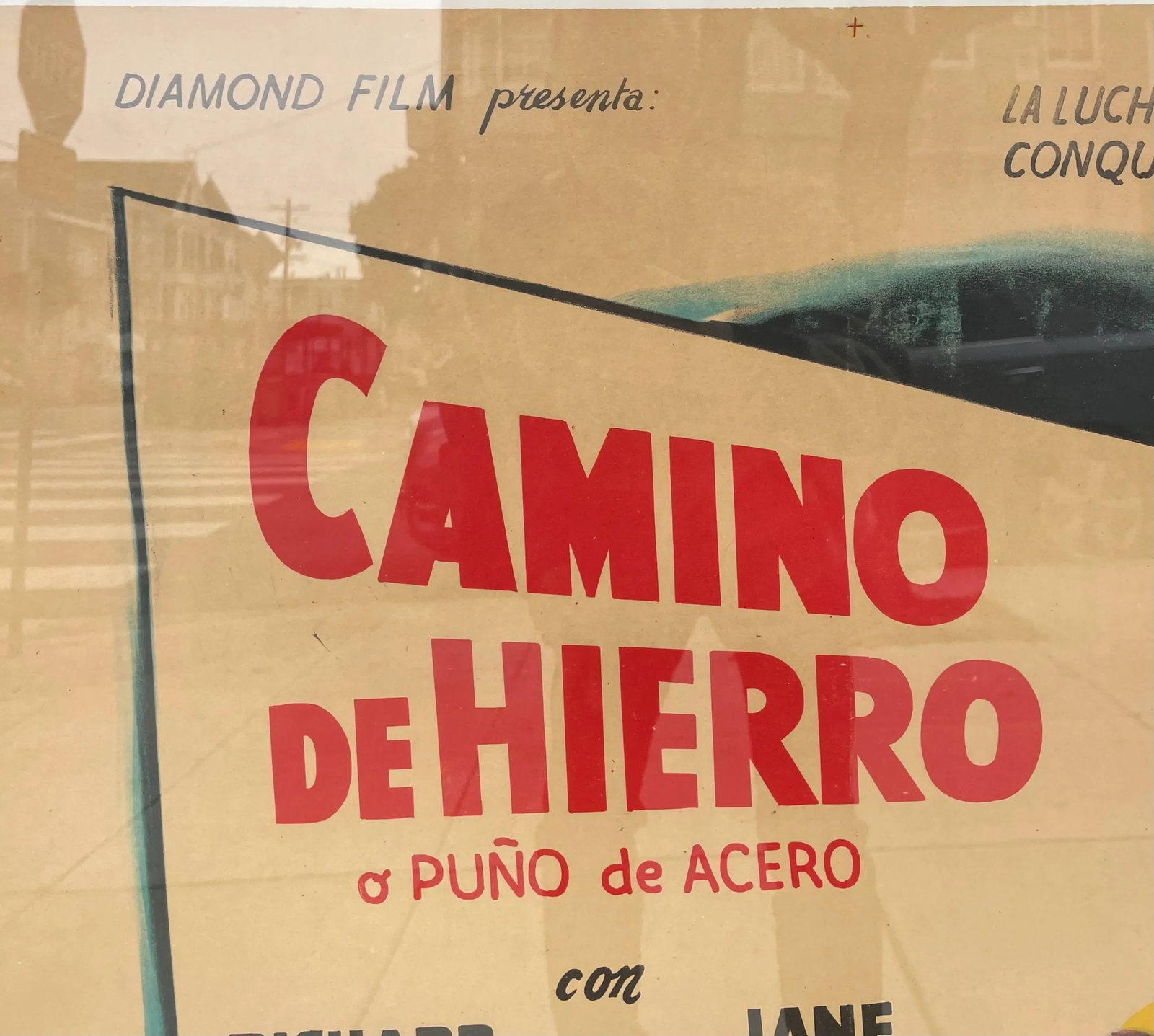 Original Camino Del Hierro (Buckskin Frontier) Poster Circa 1940s - 5