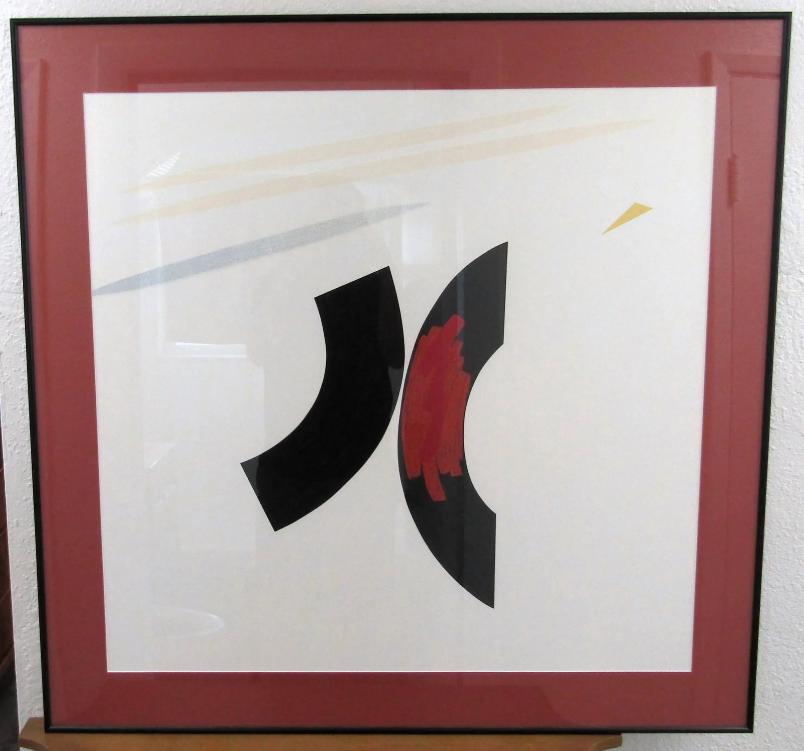 Judith Murray Lincoln Center Mozart Bicentennial 40" X 39" Framed Serigraph 1991 - 2