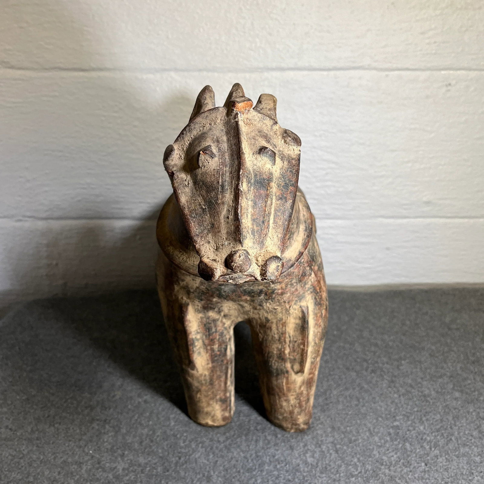Mid 20th Century Japanese Haniwa Style Pottery Horse - 3