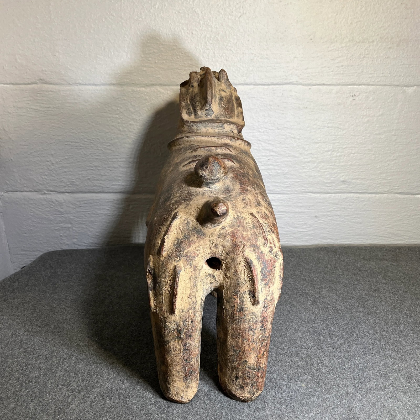 Mid 20th Century Japanese Haniwa Style Pottery Horse - 5