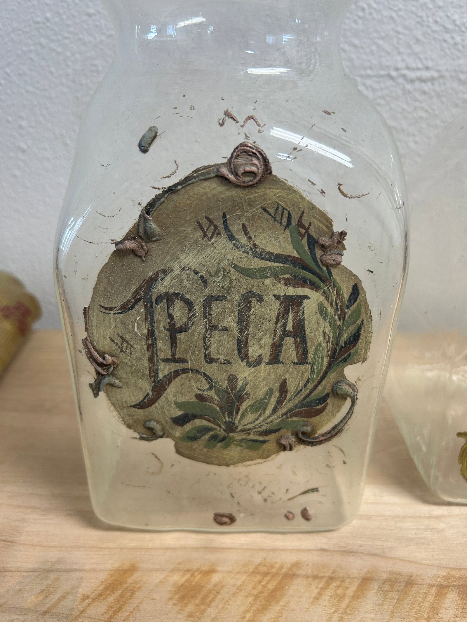 Antique Murano Glass Pharmacy / Apothecary Canisters, a Pair - 10