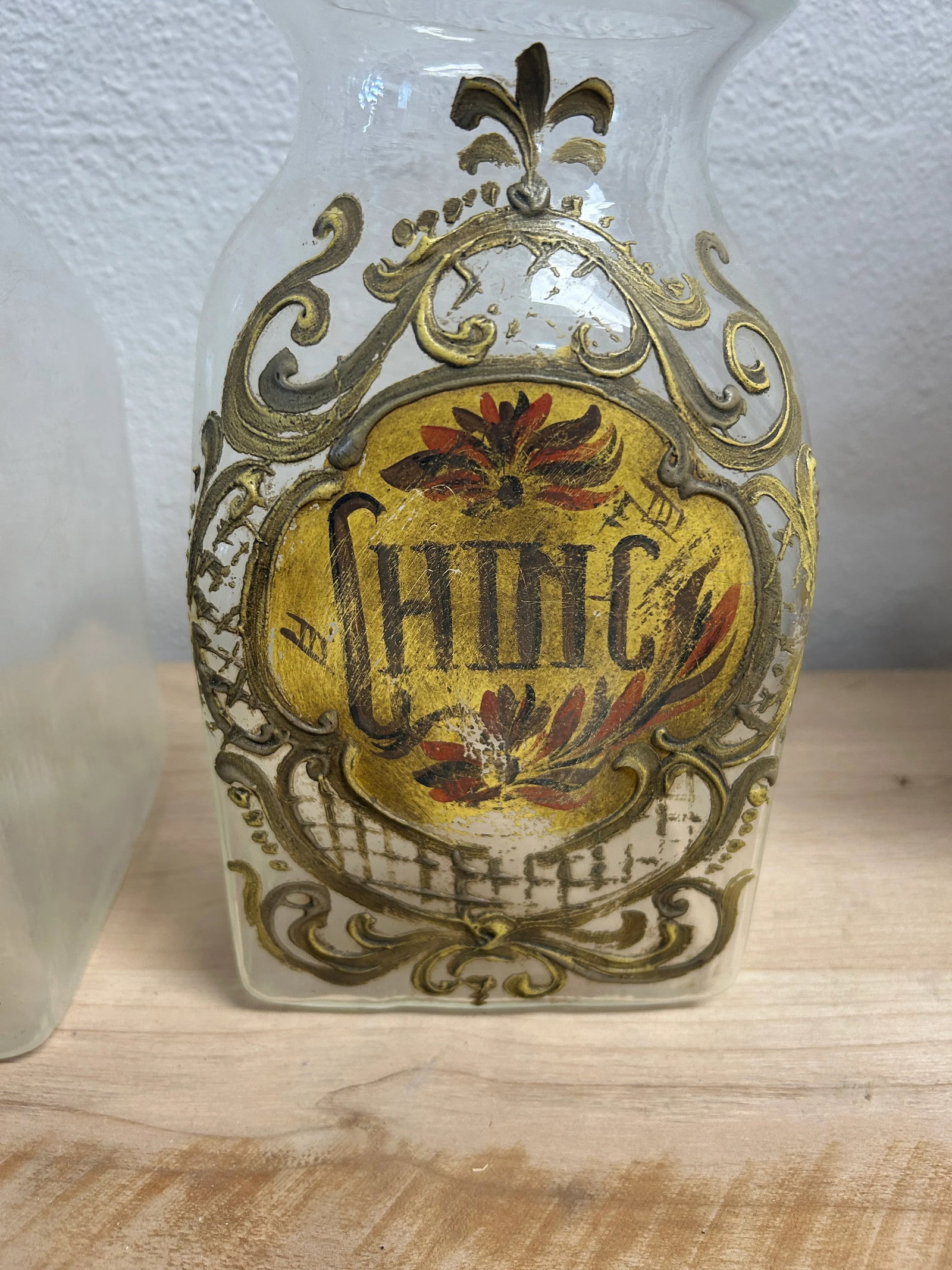Antique Murano Glass Pharmacy / Apothecary Canisters, a Pair - 9