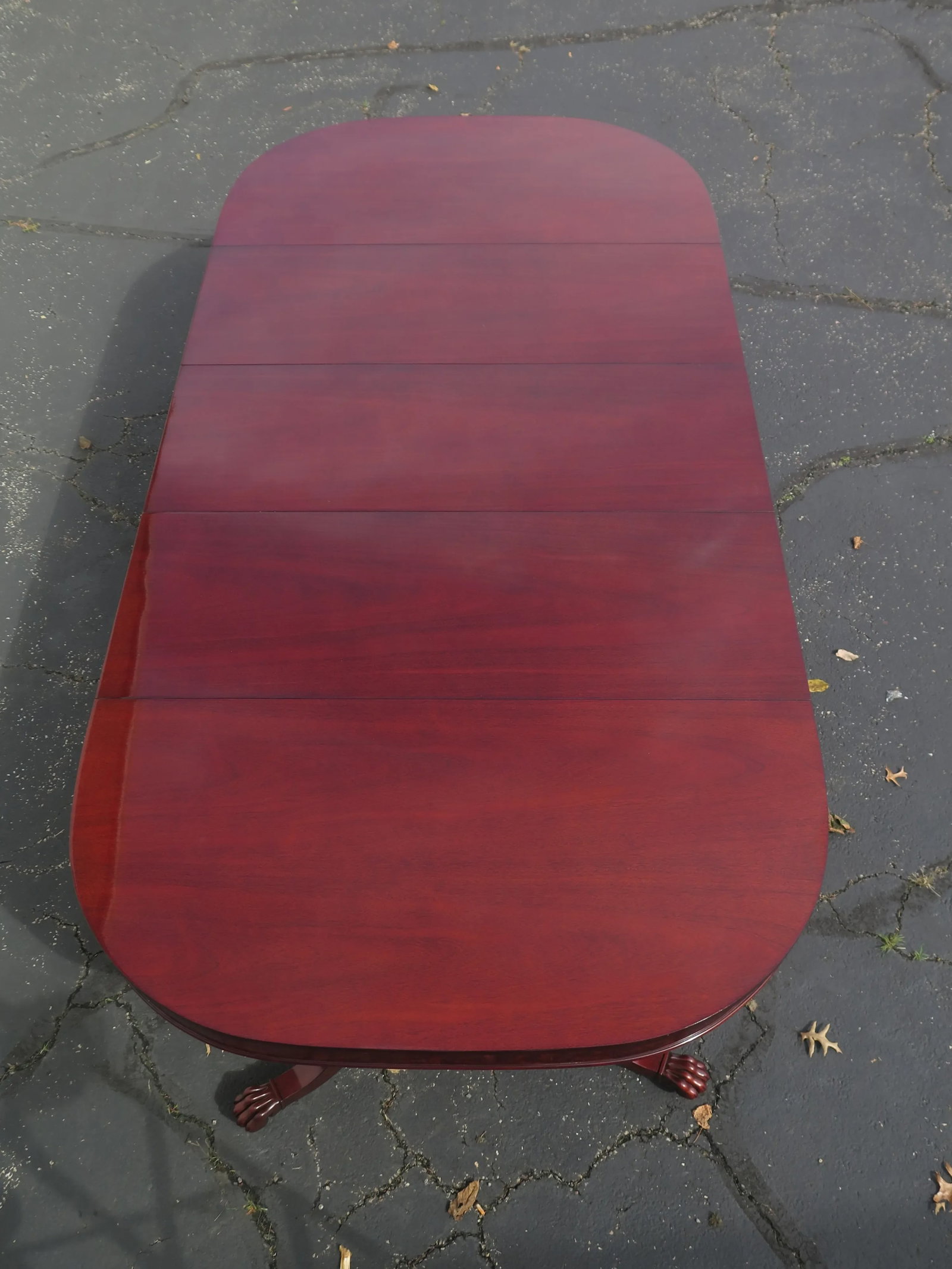 Traditional Kindel Winterthur Collection Mahogany Wide Dining Room Table - 8