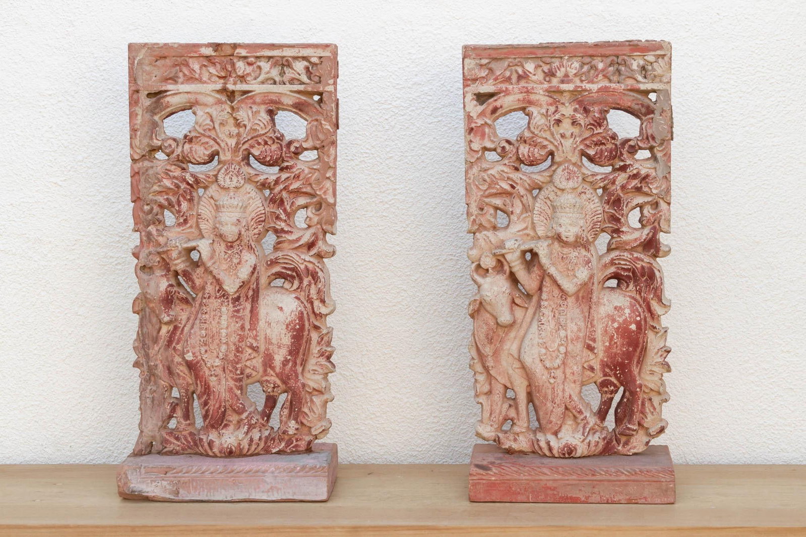 Set of 2, Vintage Krishna Statues - 3