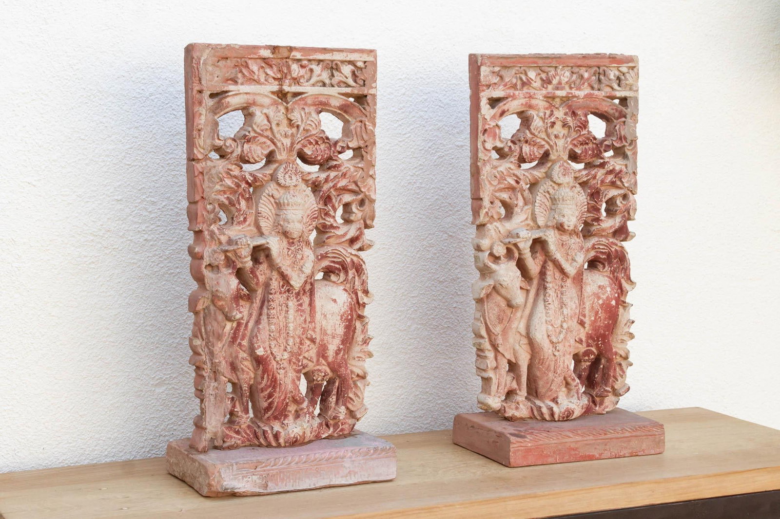 Set of 2, Vintage Krishna Statues - 4