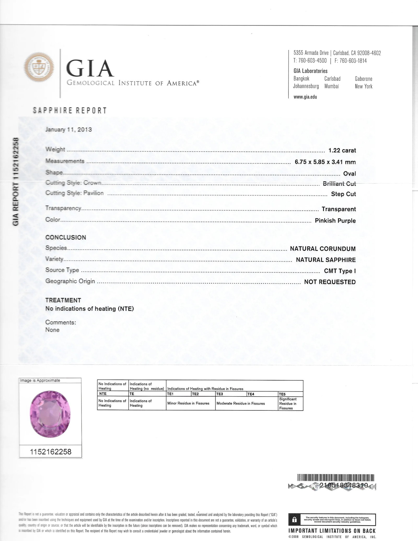 Gia Certified No Heat Ceylon Pink Sapphire Diamond 18 Karat Gold Cocktail Ring Size 6.25 - 4