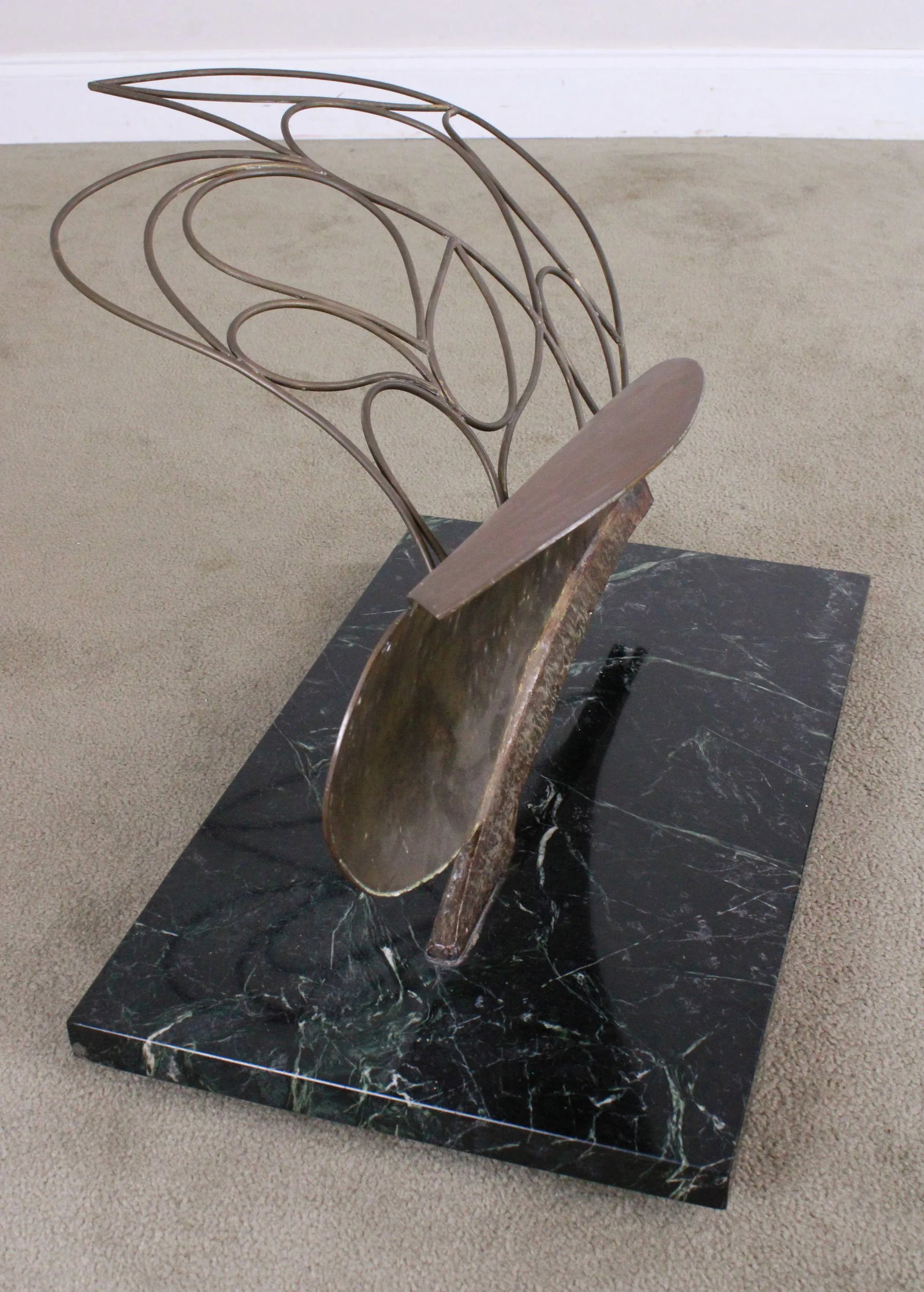 Postmodern Bronze Abstract Sculpture - 2