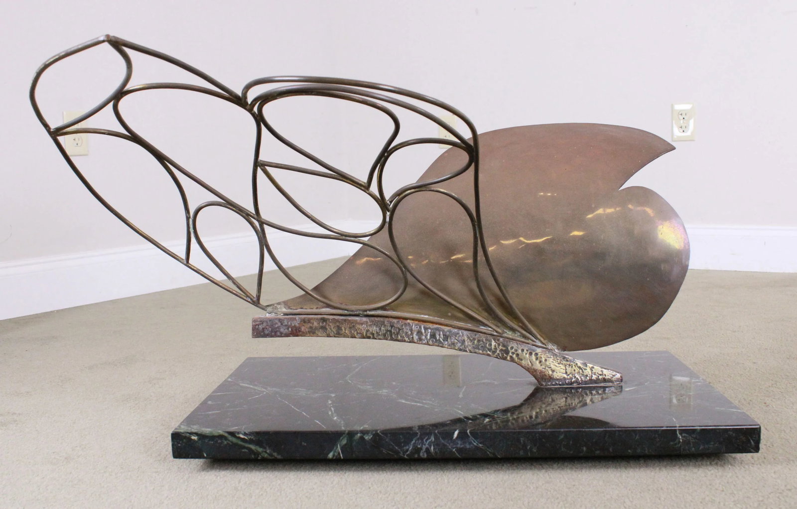 Postmodern Bronze Abstract Sculpture - 7