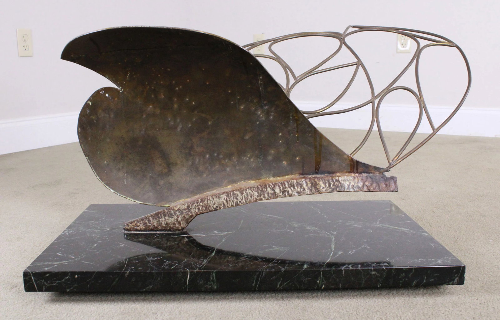 Postmodern Bronze Abstract Sculpture - 8