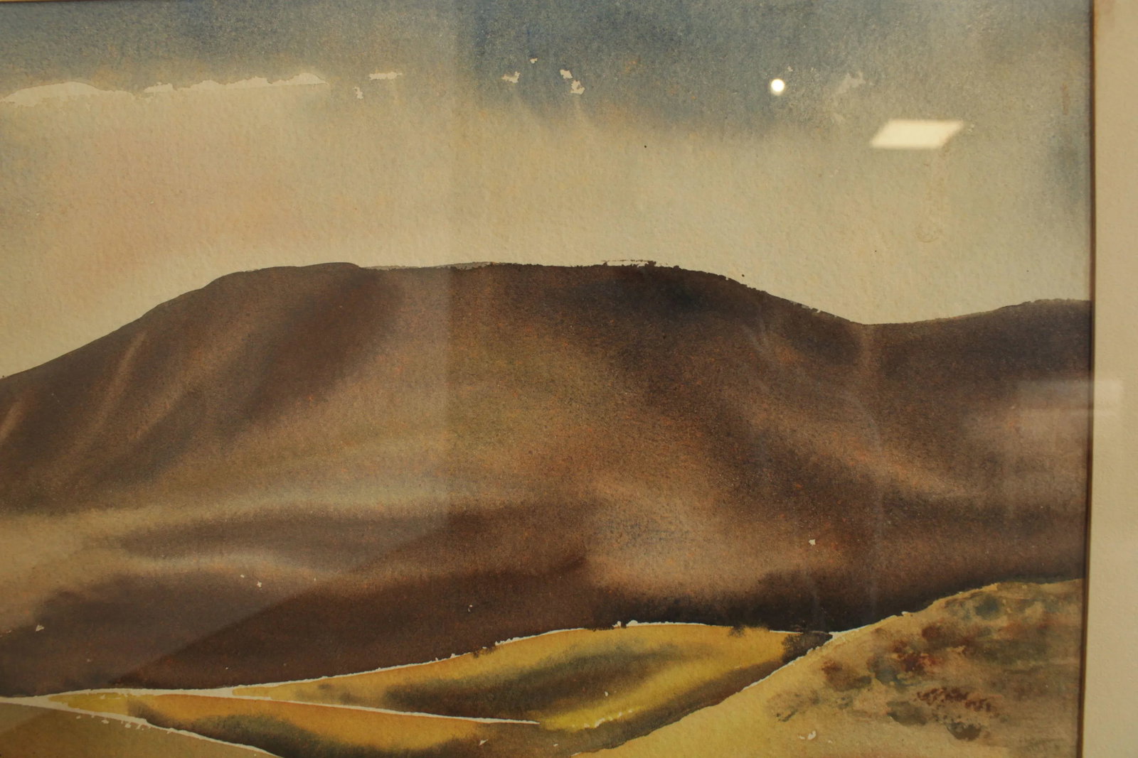 William Montgomery Framed "California" Watercolor Painting Signed - 7