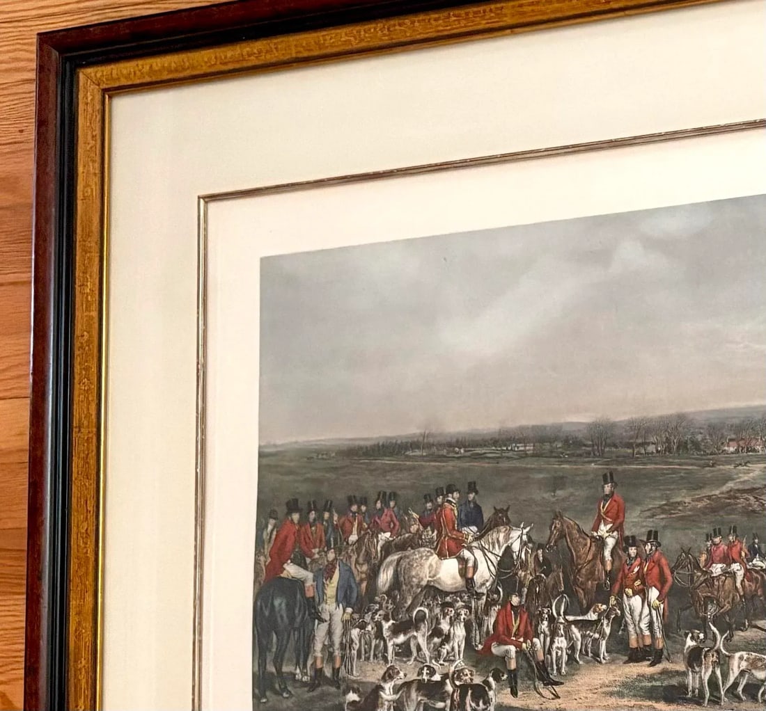 Antique 19th Century Original Aquatint Engraving by Frederick Bromley, Framed - 2