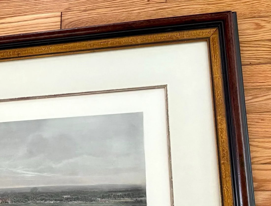 Antique 19th Century Original Aquatint Engraving by Frederick Bromley, Framed - 3