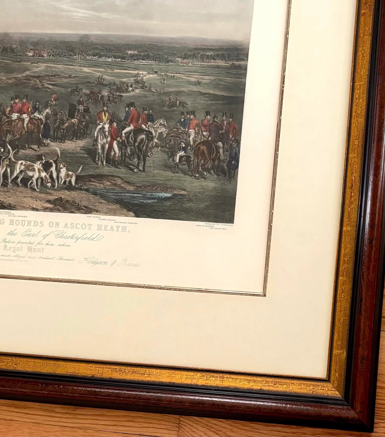 Antique 19th Century Original Aquatint Engraving by Frederick Bromley, Framed - 5