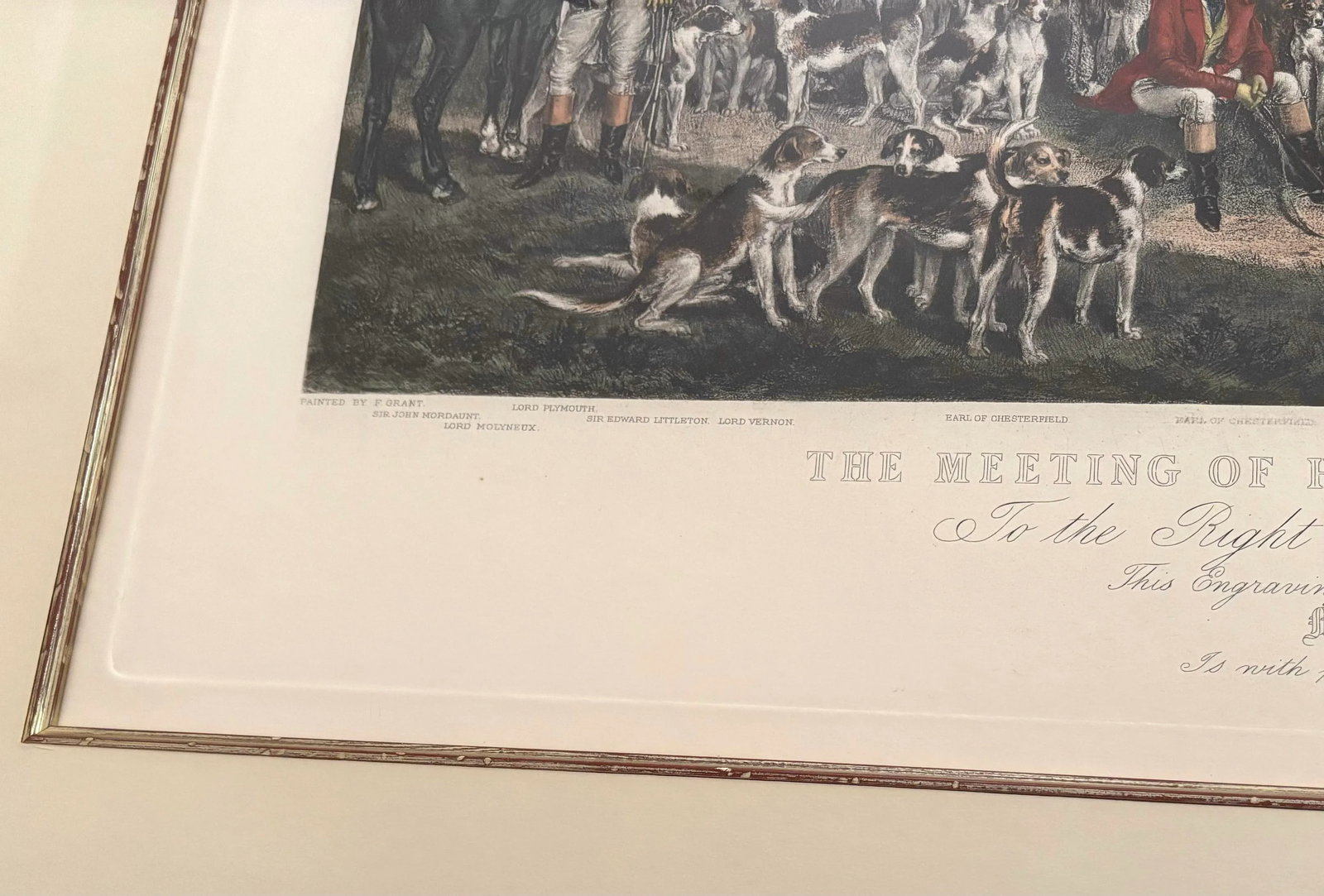 Antique 19th Century Original Aquatint Engraving by Frederick Bromley, Framed - 7