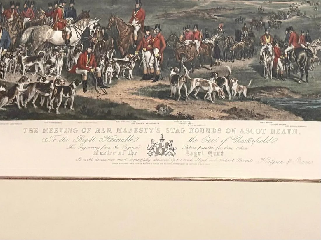 Antique 19th Century Original Aquatint Engraving by Frederick Bromley, Framed - 8