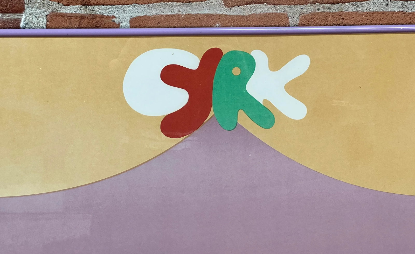 Vintage 1970's Polish Cyrk 'Mona Lisa' Circus Poster by Maciej Urbaniec - 5