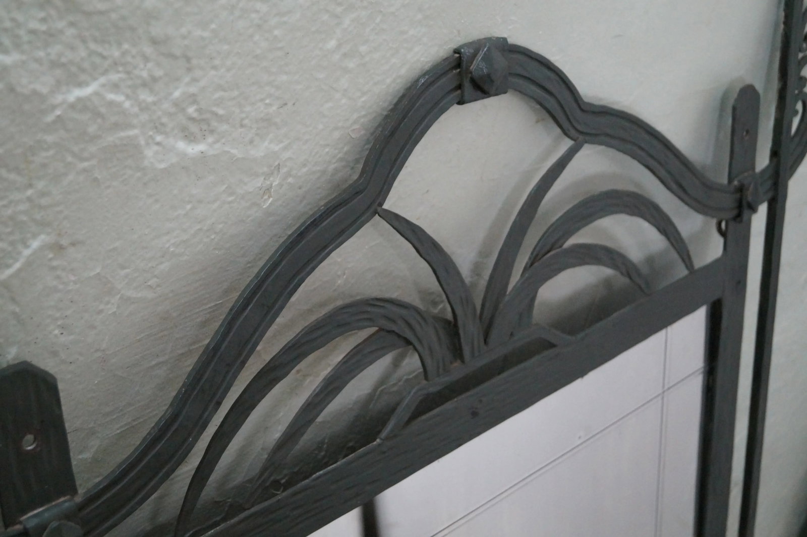 Hand Wrought Iron Southwest Hanging Mirror - 6