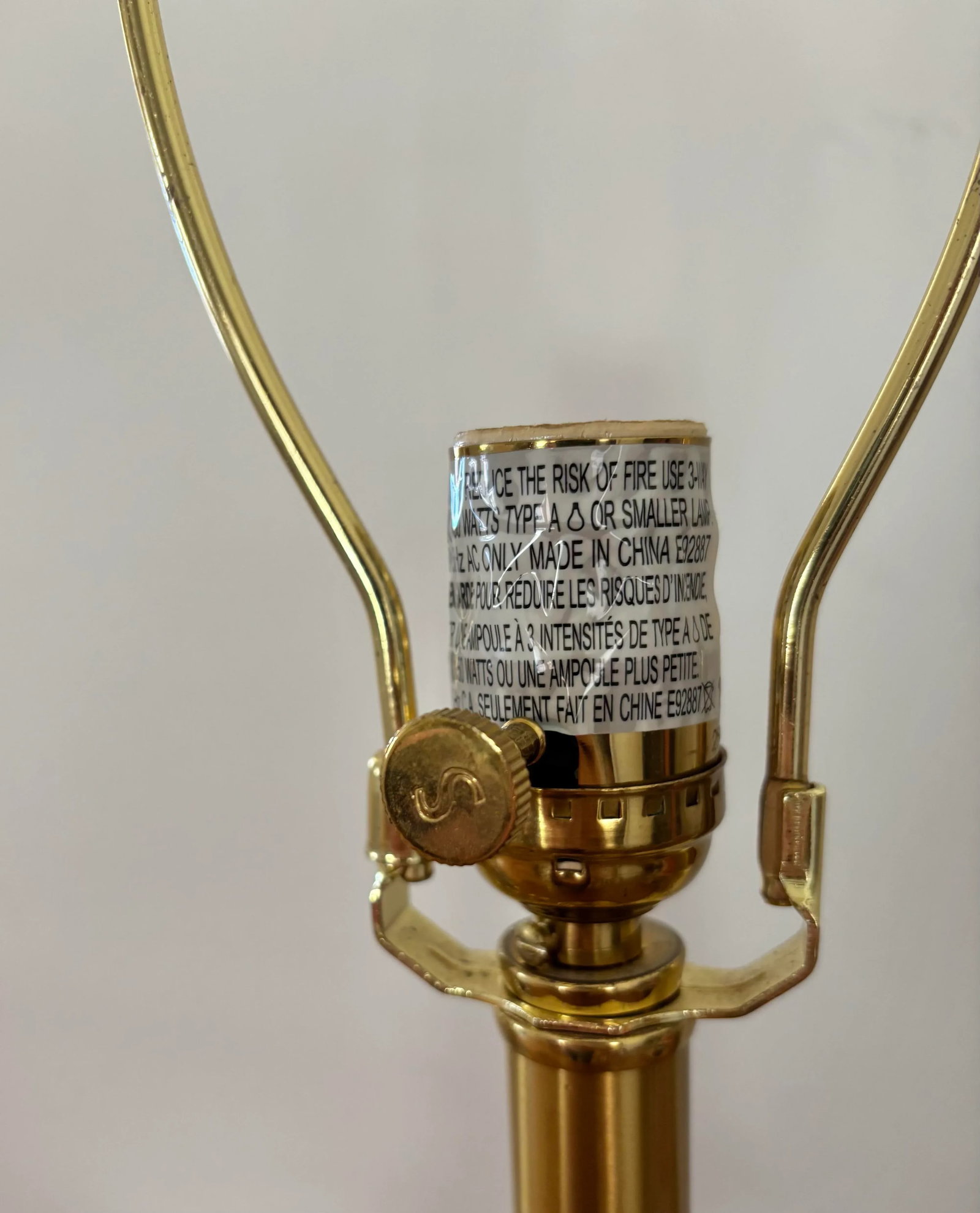 Pair of 1990s Stiffel Brass Regency Style Table Lamps - 6