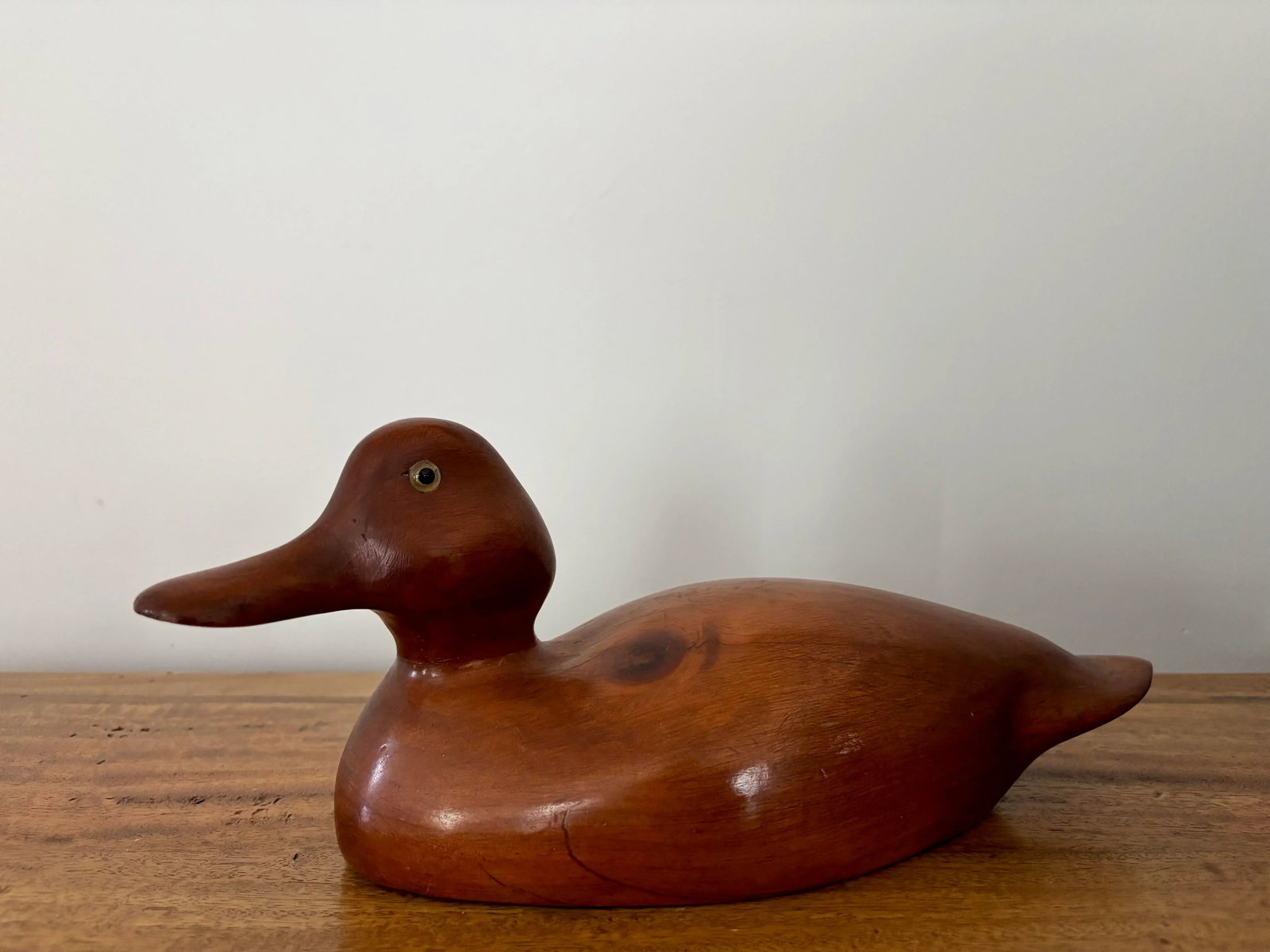 Vintage Hand Carved Duck Decoy - 3