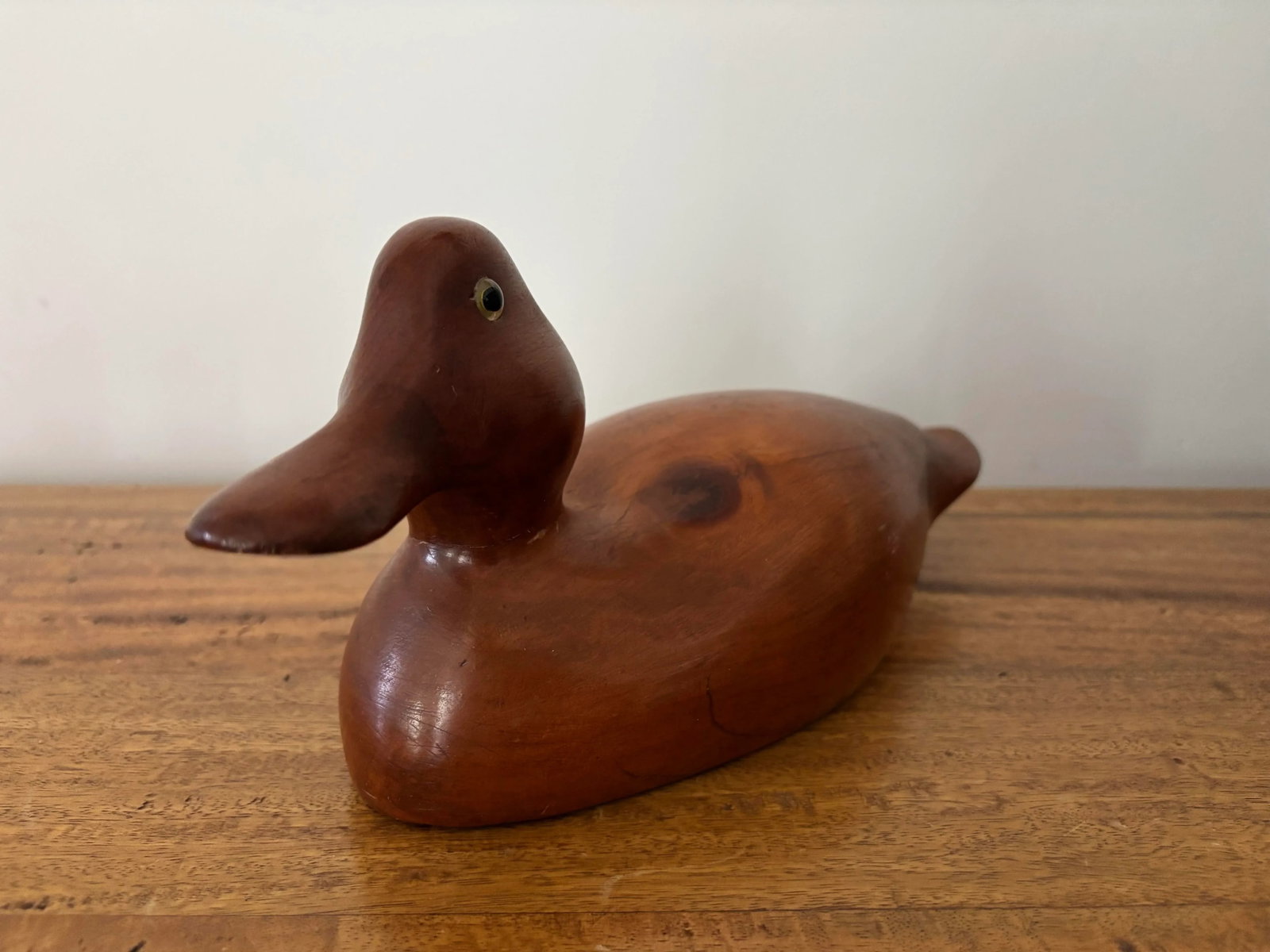 Vintage Hand Carved Duck Decoy - 5