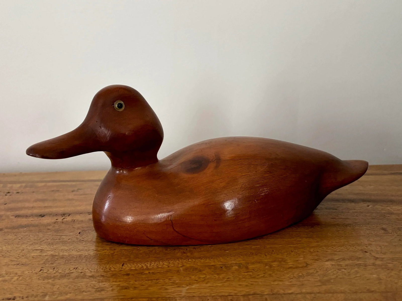 Vintage Hand Carved Duck Decoy - 9