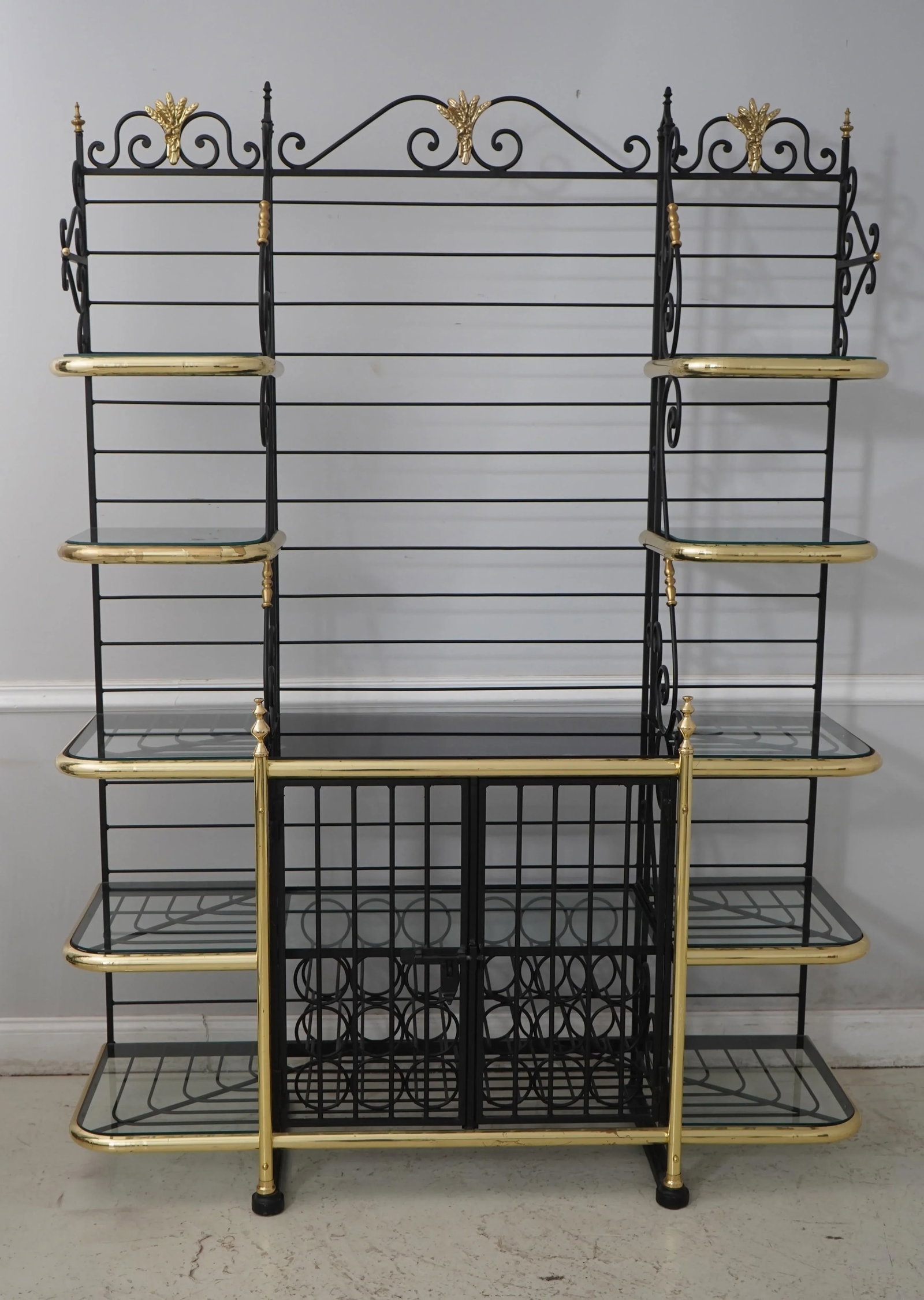 Perfitfils Large French Iron Bakers Wine Rack - 2