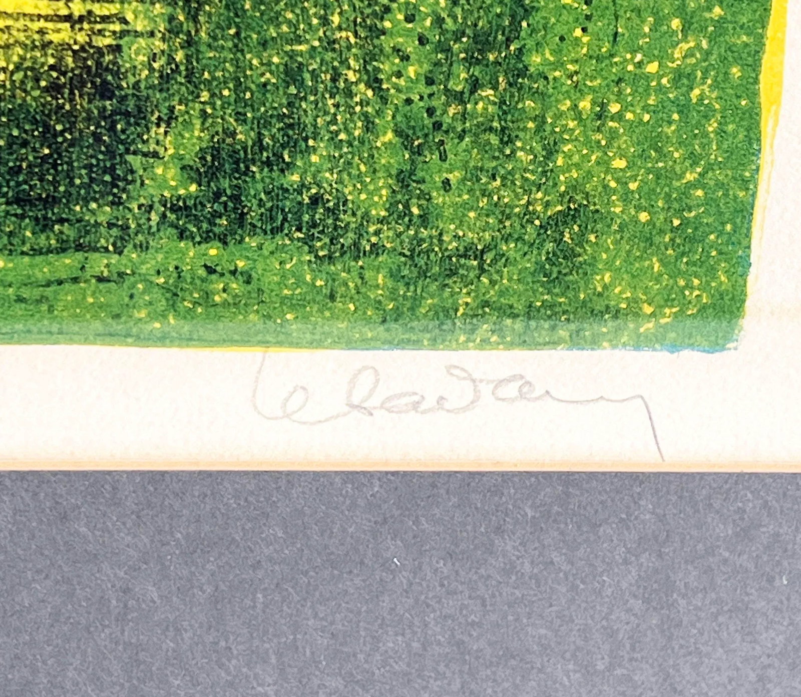 Hoi Lebadang Signed Abstract Lithograph "Grand Paysage" Pencil Signed & Numbered - 6