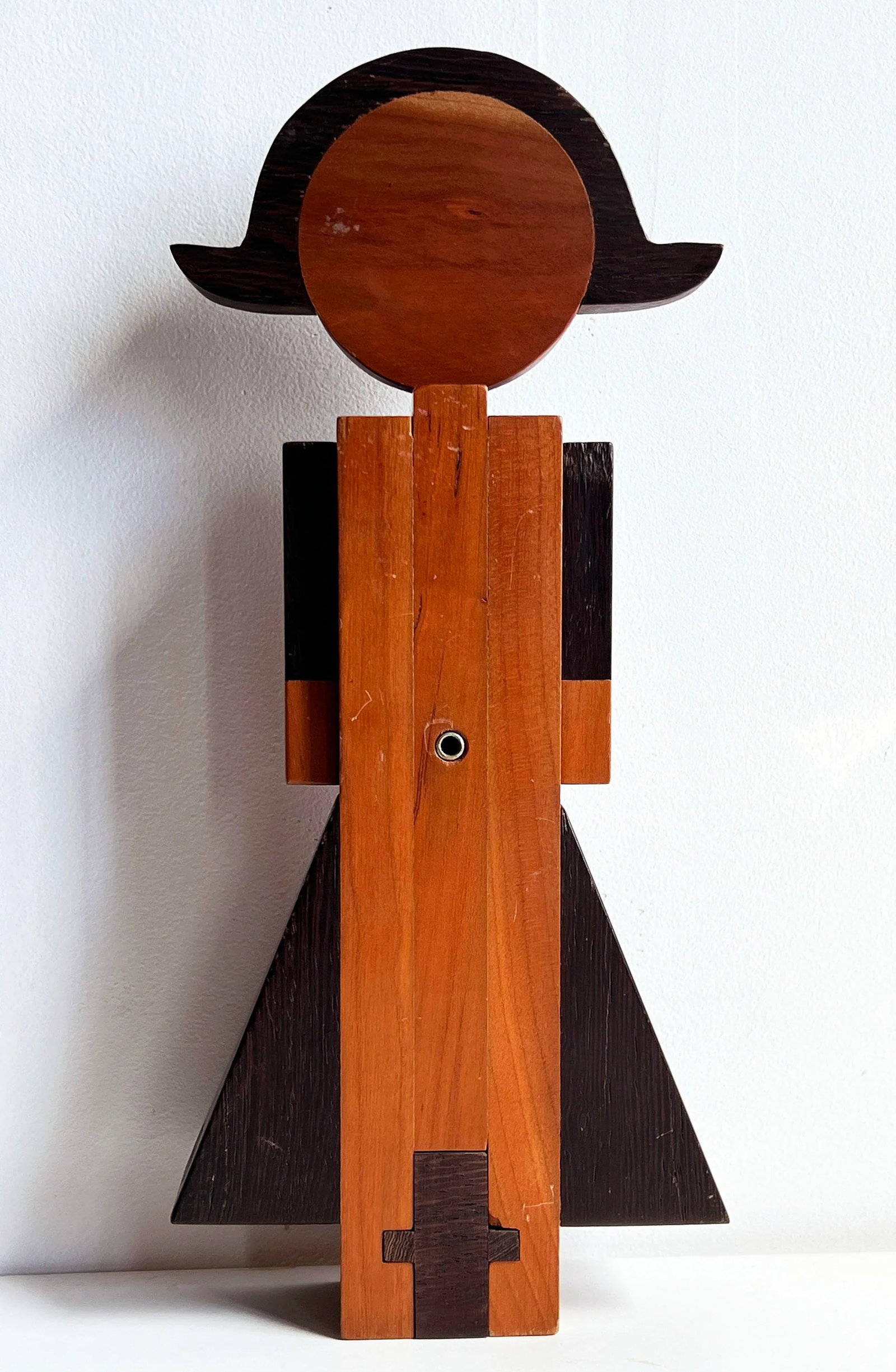 Vintage 1960's Italian Modernist Rosewood & Teak Wood Coat Hook in the Manner of Pamela Weir-Quiton - 10