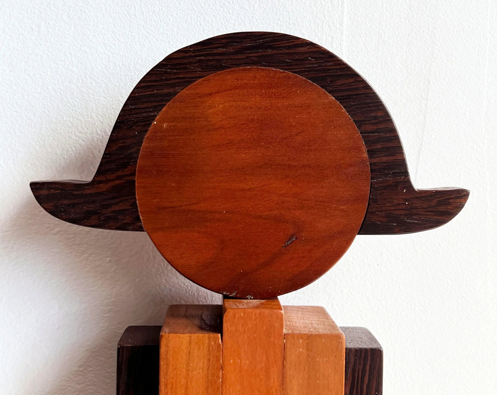 Vintage 1960's Italian Modernist Rosewood & Teak Wood Coat Hook in the Manner of Pamela Weir-Quiton - 4