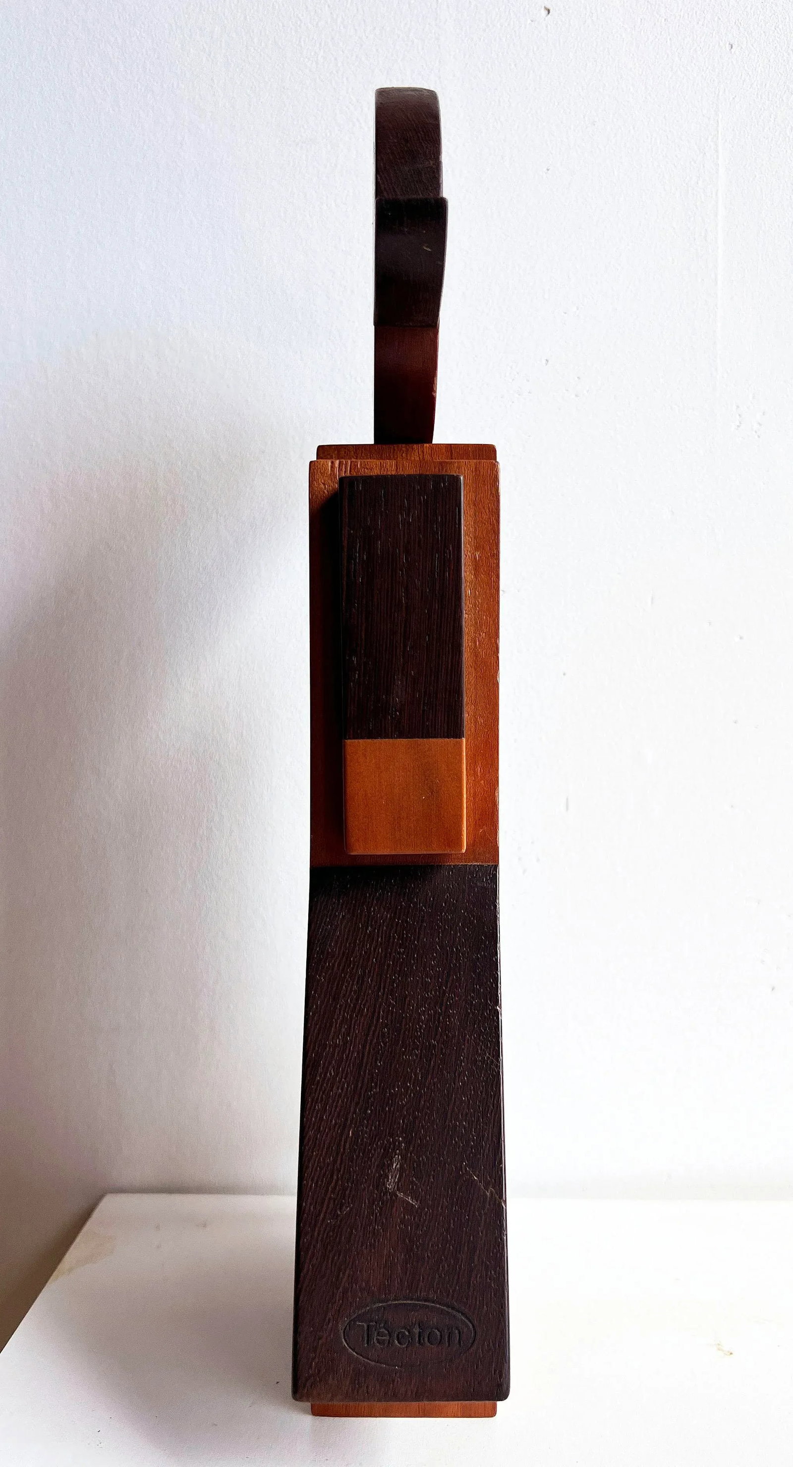 Vintage 1960's Italian Modernist Rosewood & Teak Wood Coat Hook in the Manner of Pamela Weir-Quiton - 7