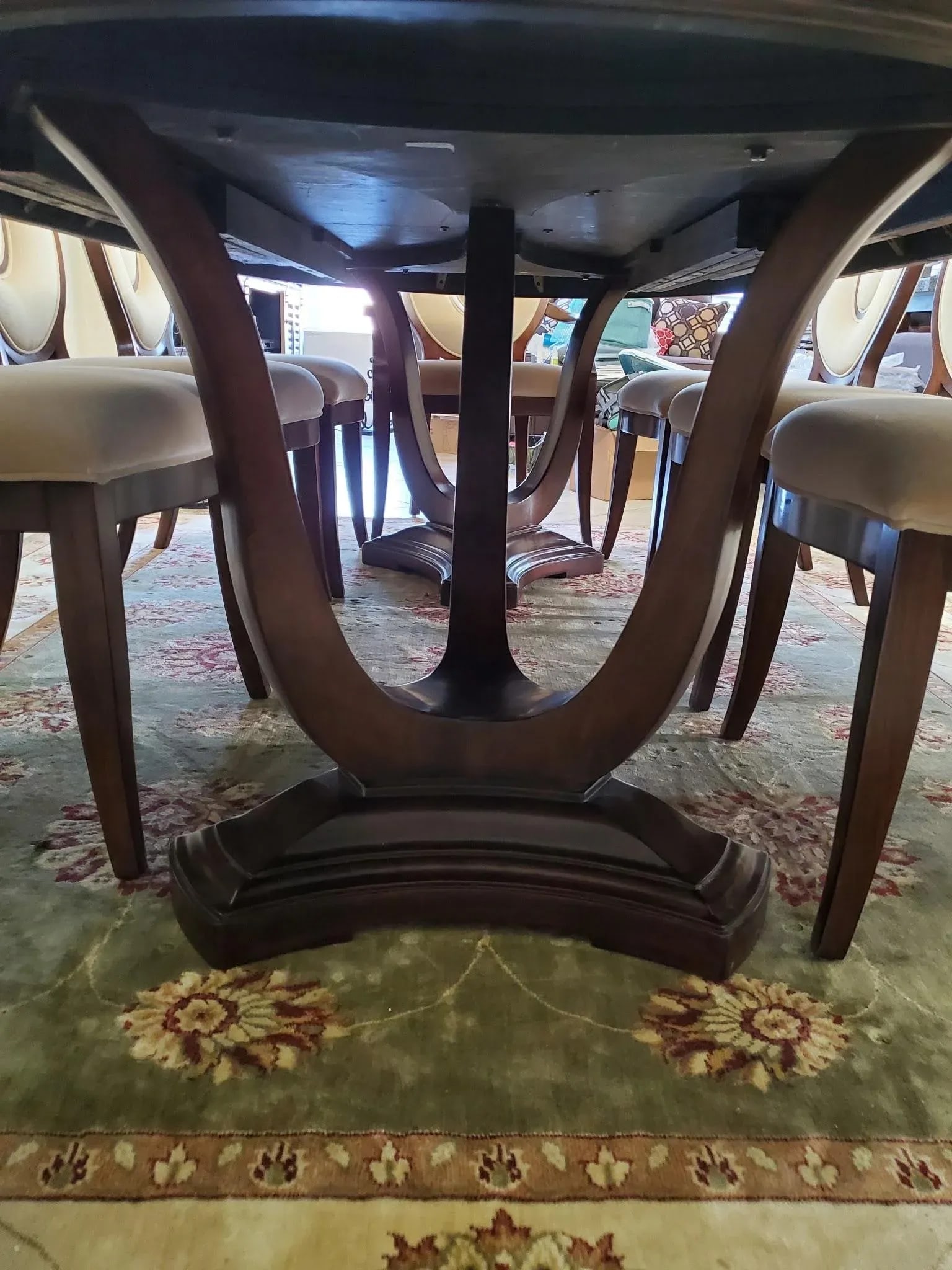 Thomasville Lumine Collection Dining Set of 9 - 10