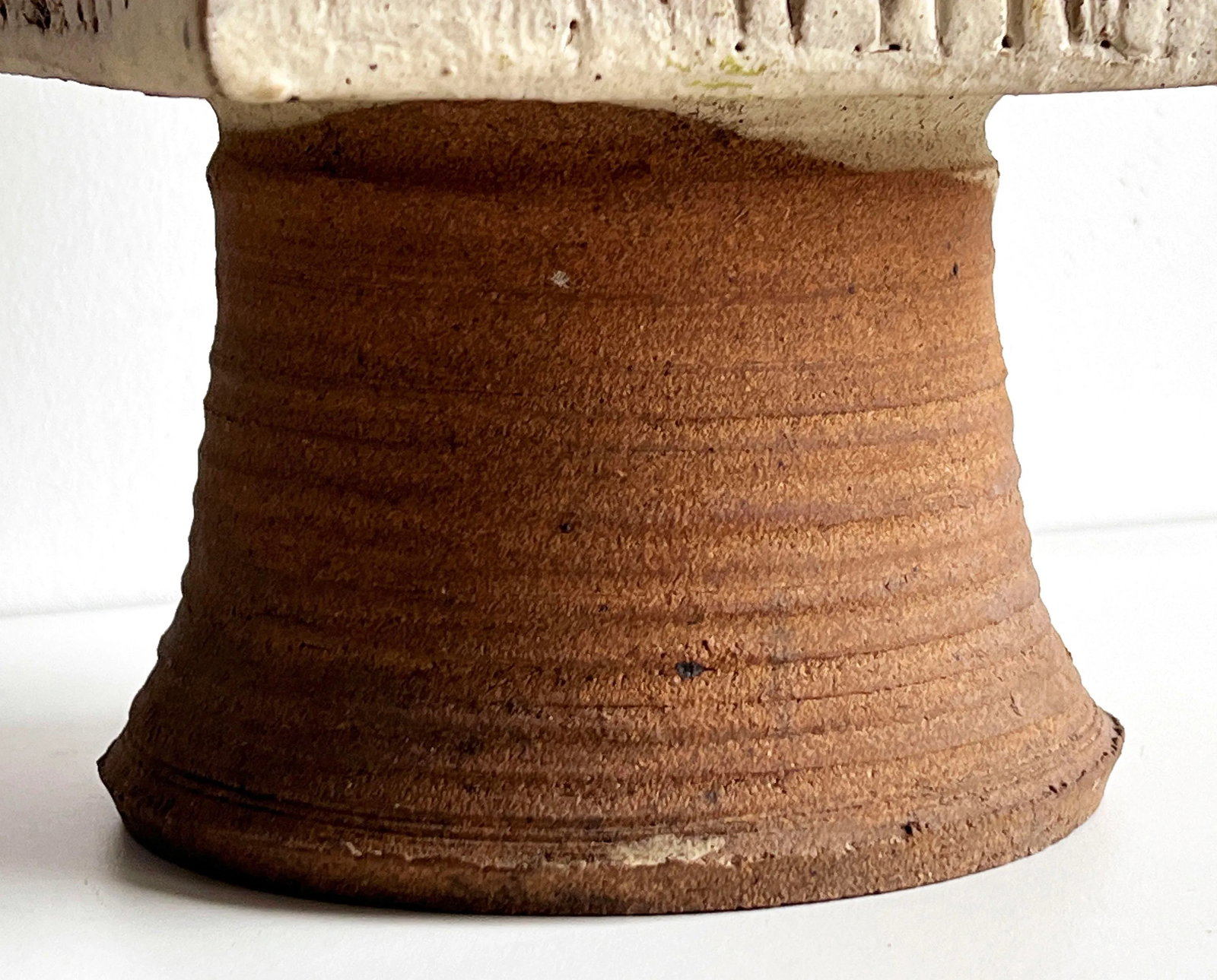 Vintage Brutalist Studio Pottery Sculpture Architectural Form in Stoneware Ceramic - 7