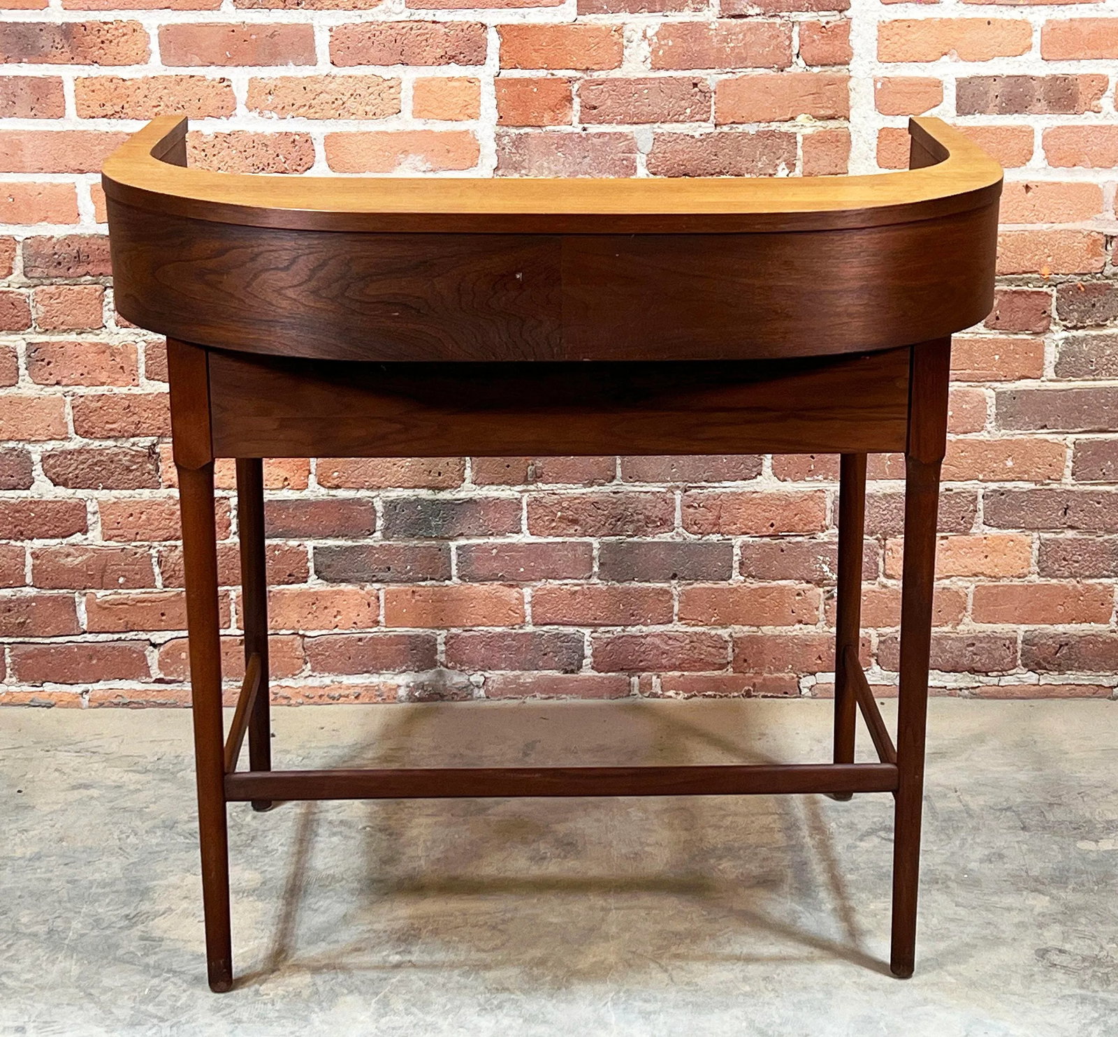 Mid Century Modern Walnut Writing Desk by Lawrence Peabody for Richardson Nemschoff - 5