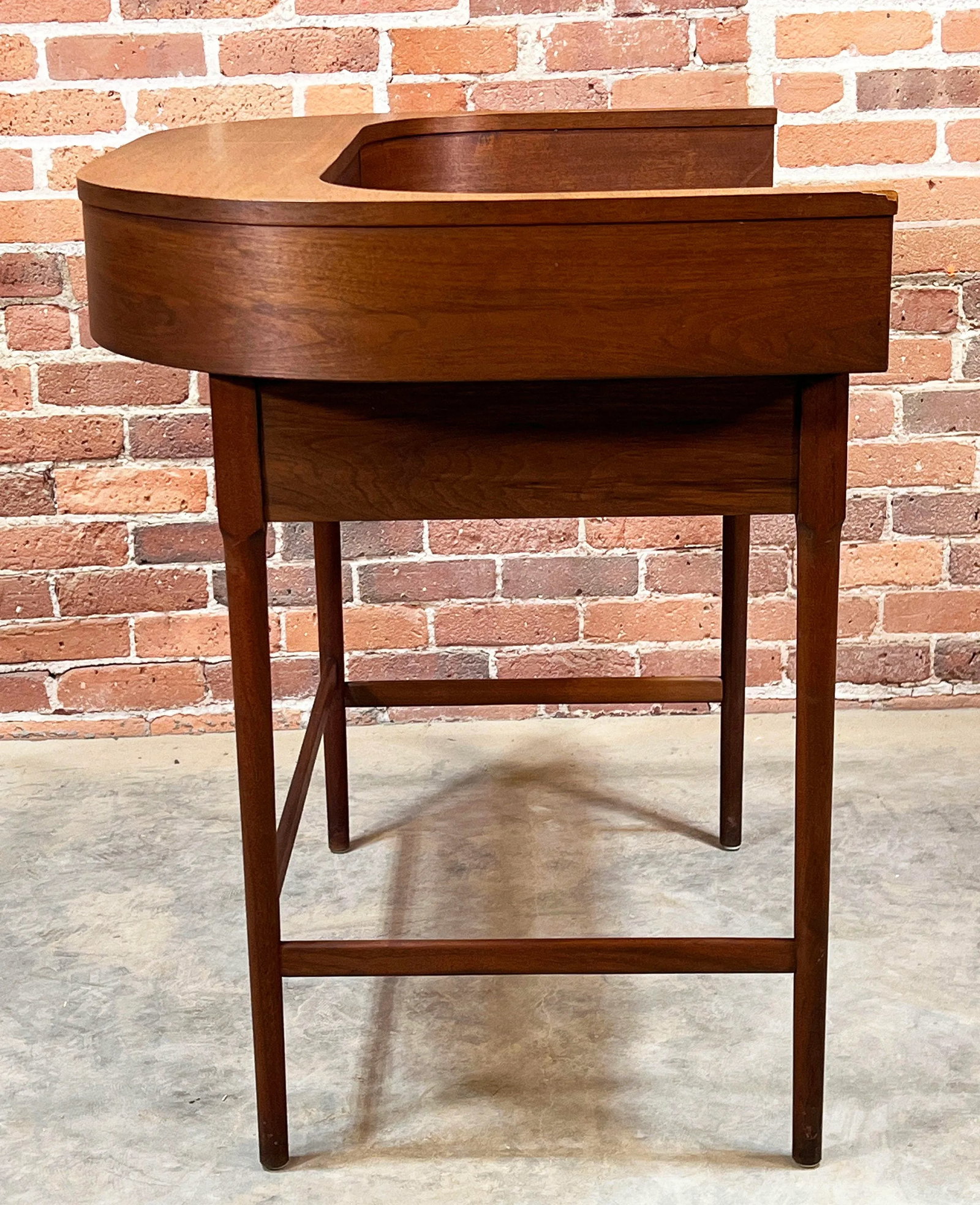 Mid Century Modern Walnut Writing Desk by Lawrence Peabody for Richardson Nemschoff - 6