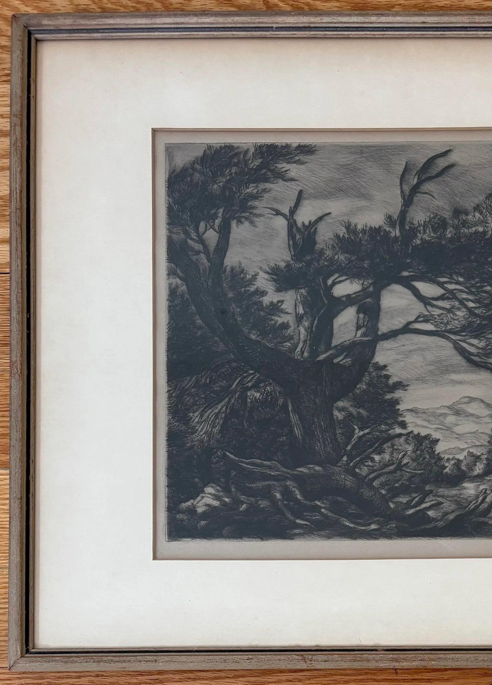 Sam Thal (1903-1964) Fine Drypoint Etching, Framed - 3