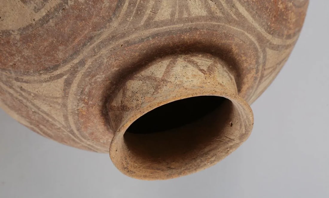 Chinese Painted Ovoid Pottery Jar, Machang Period #6 - 5