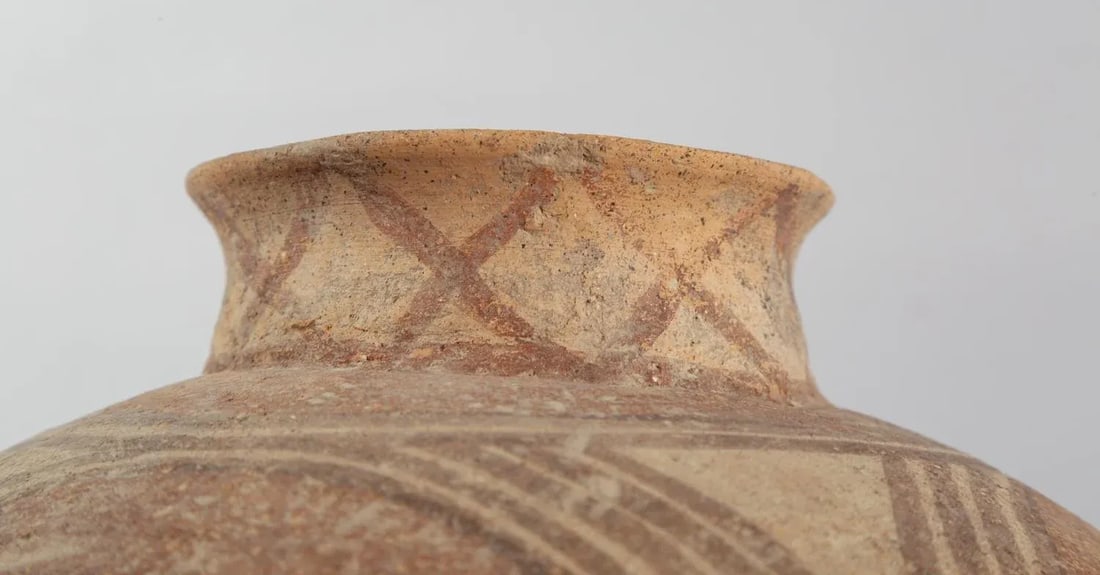 Chinese Painted Ovoid Pottery Jar, Machang Period #6 - 8