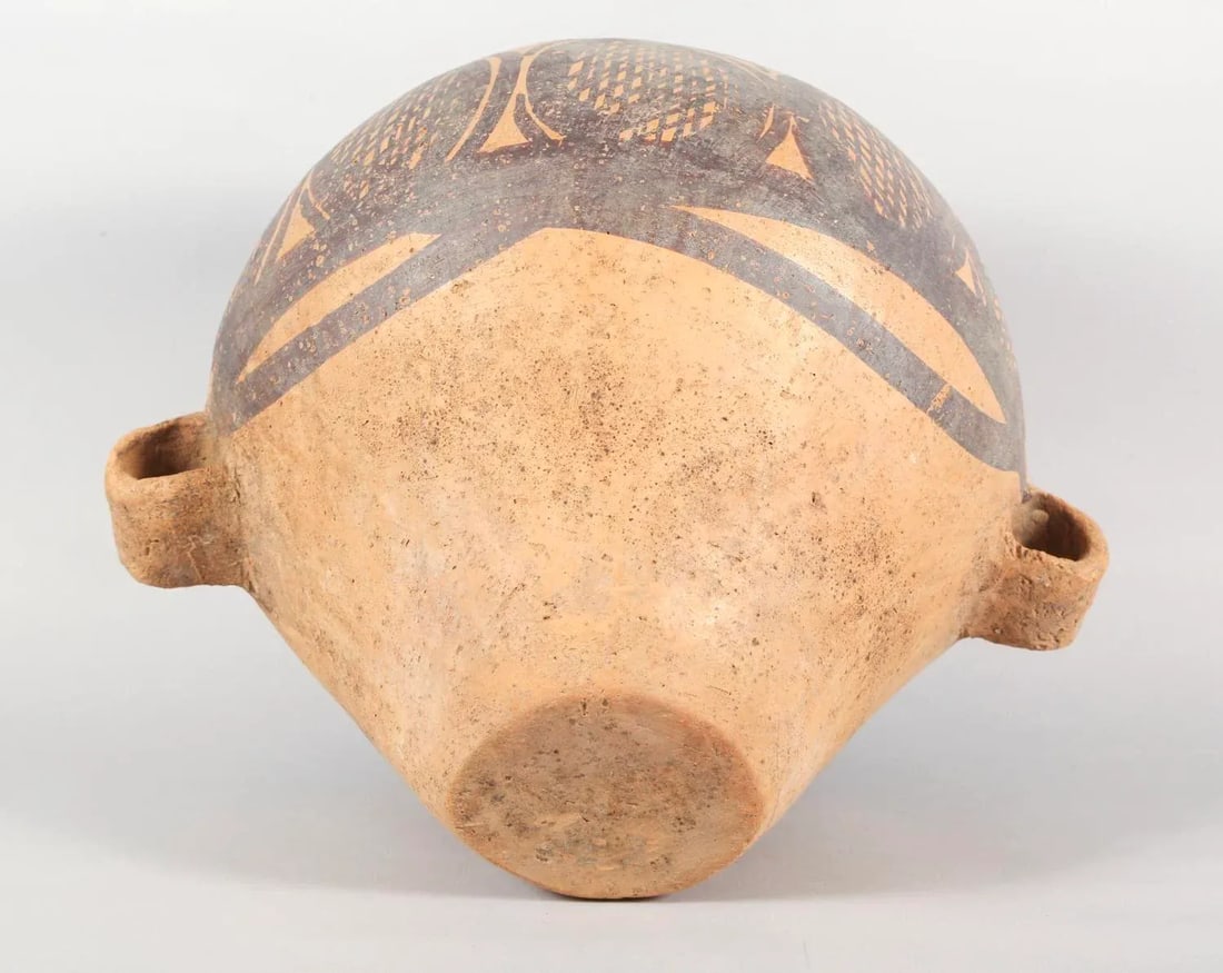 Chinese Neolithic Painted Ovoid Pottery Jar, Machang Period #10 - 8