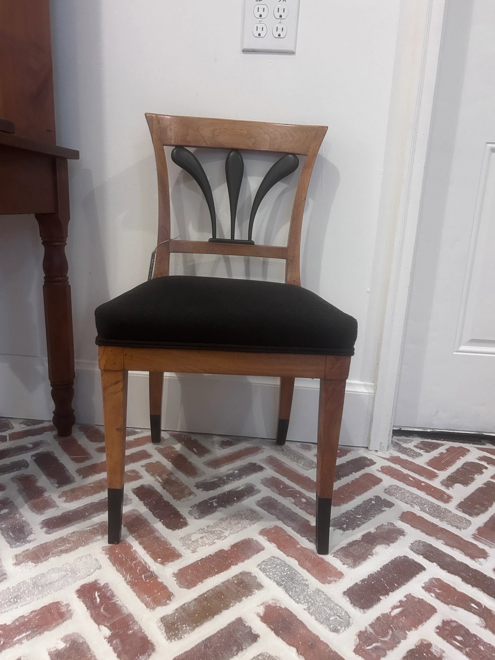 Antique Biedermeier Style Side Chairs, a Pair - 7