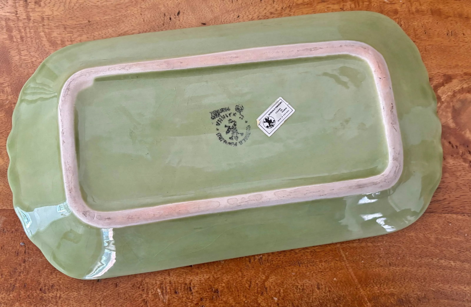 1990s Bordallo Pinheiro Decorative Asparagus Platter - 4