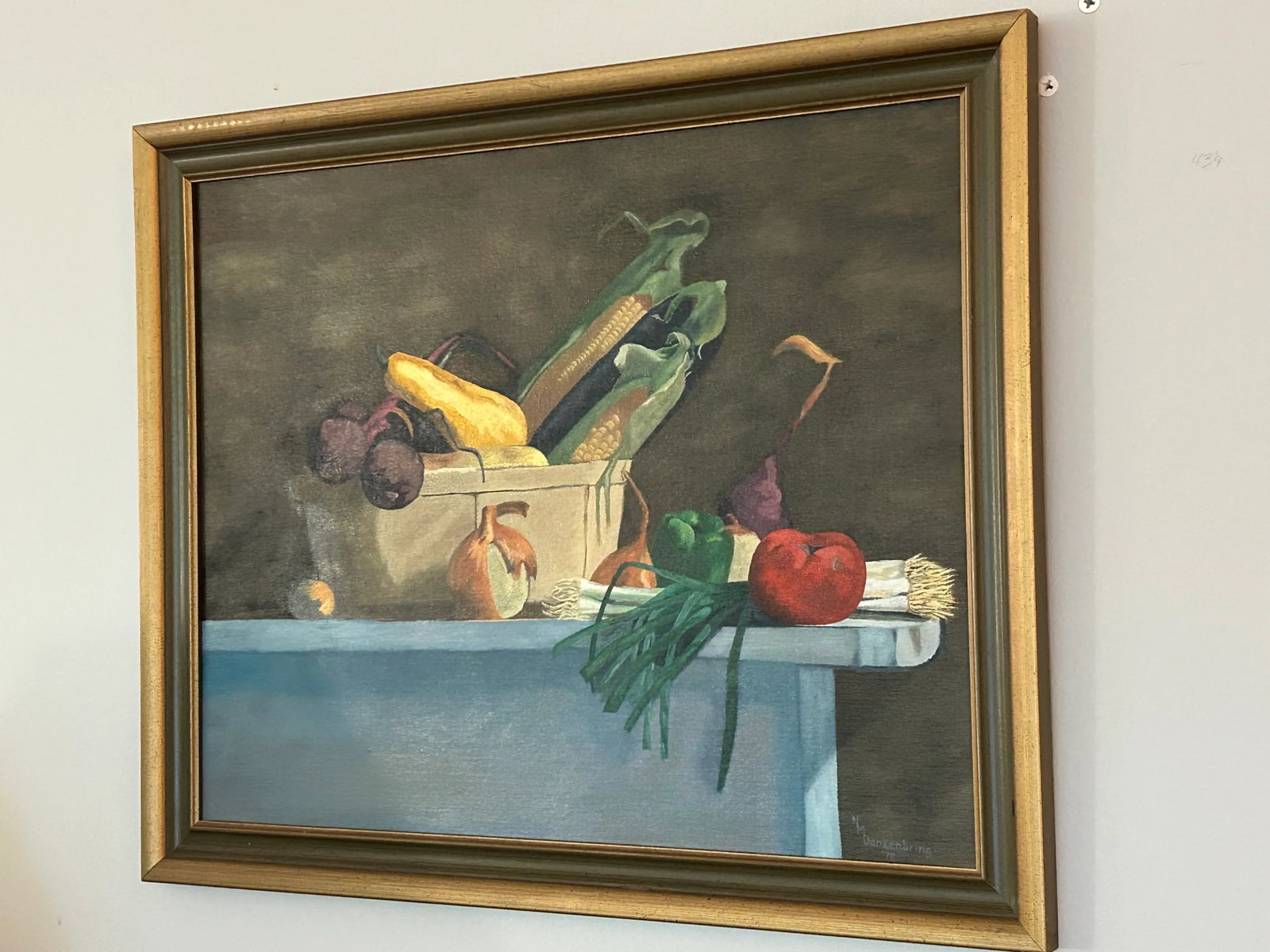 Vintage 1978 Still Life Oil Painting by n.m. DanKenbring - 3
