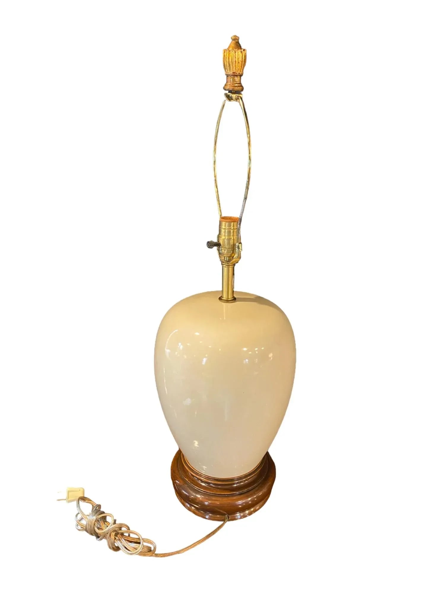 Marbro Lamp Company Floral Ivory Lamp - 5