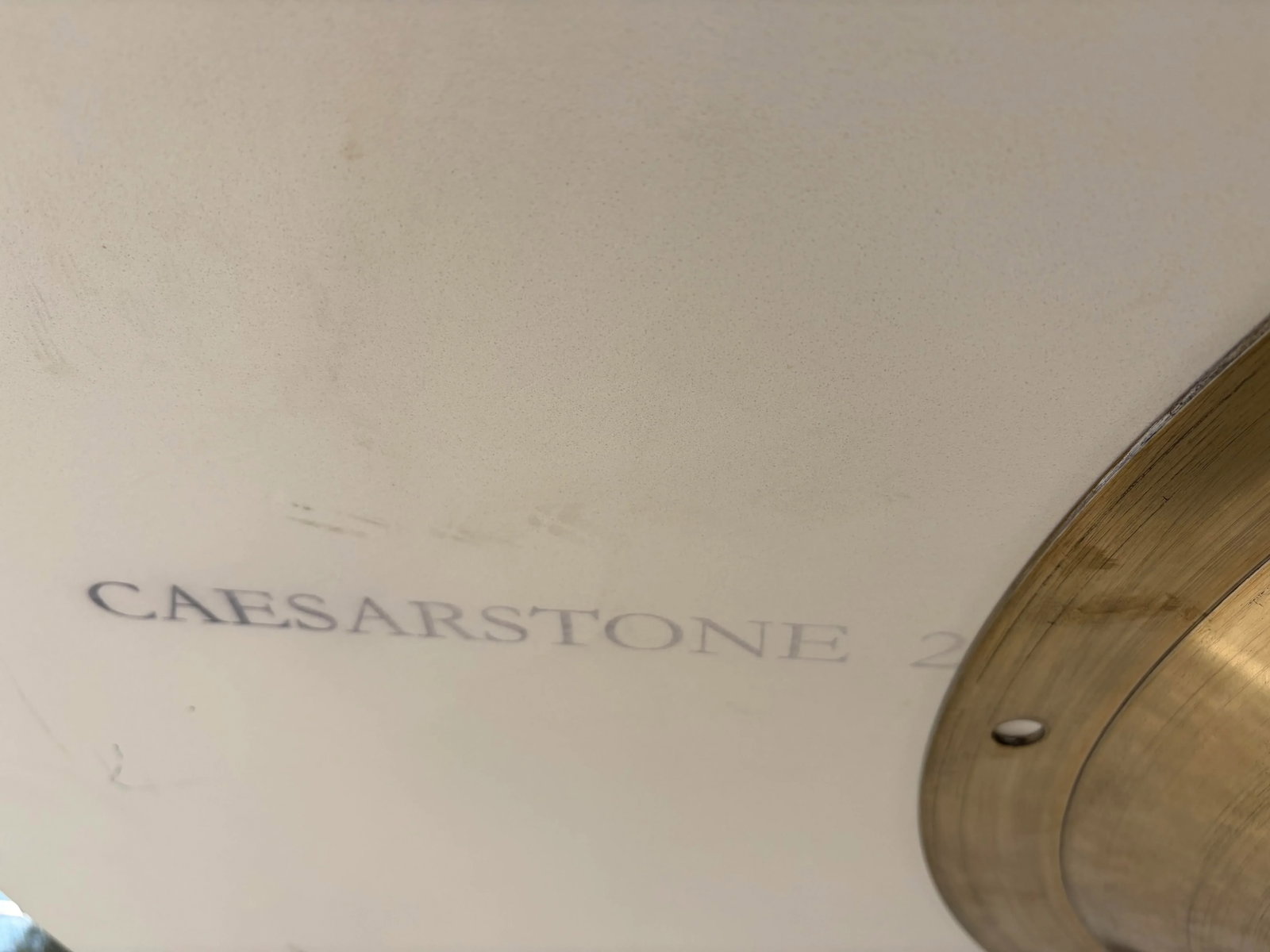 Williams-Sonoma Oval Dining Table Top – Blizzard Caesarstone (Tabletop Only) - 9