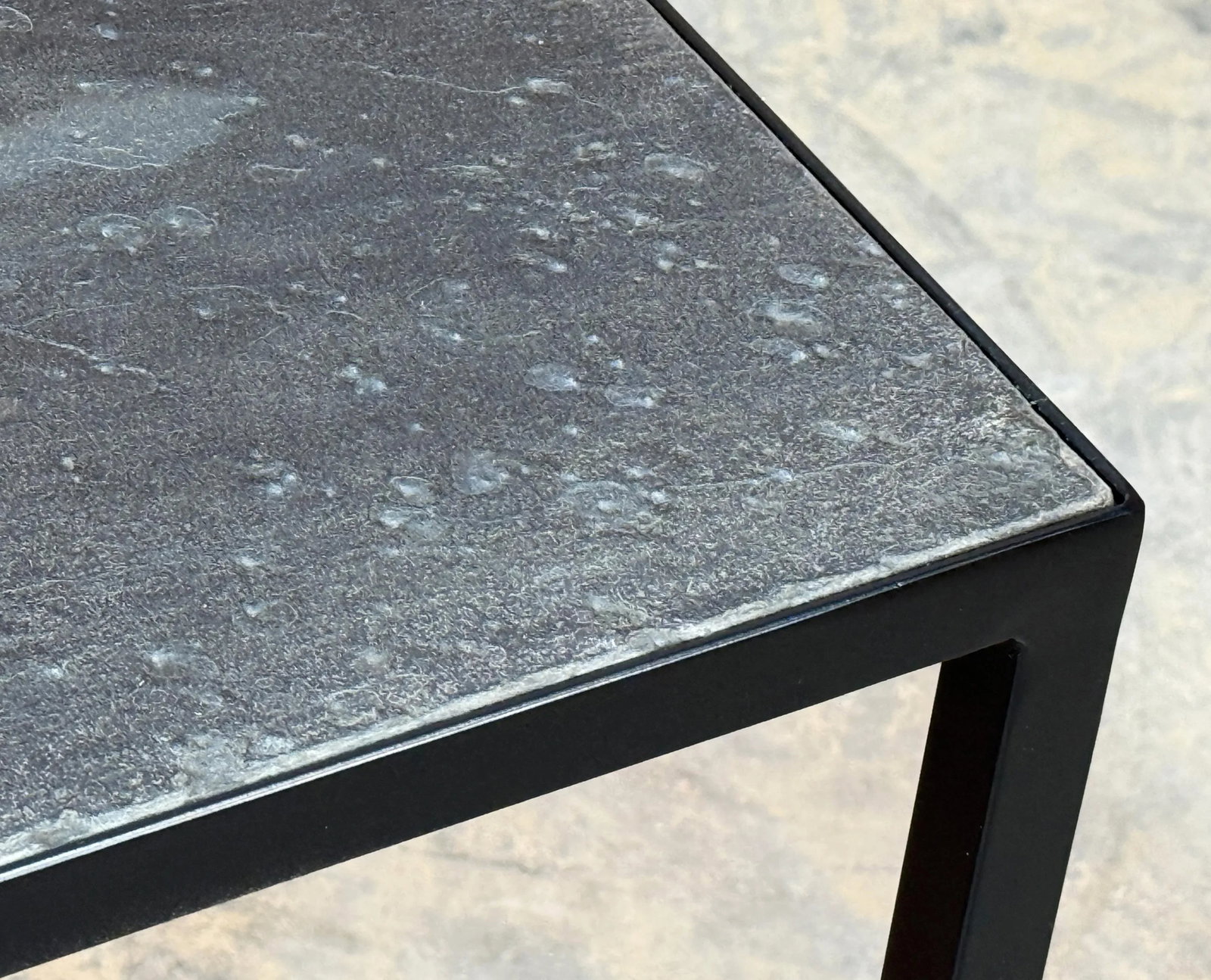 Vintage 1960's Steel & Slate Coffee Table by Floris Fiedeldij for Artimeta - 2