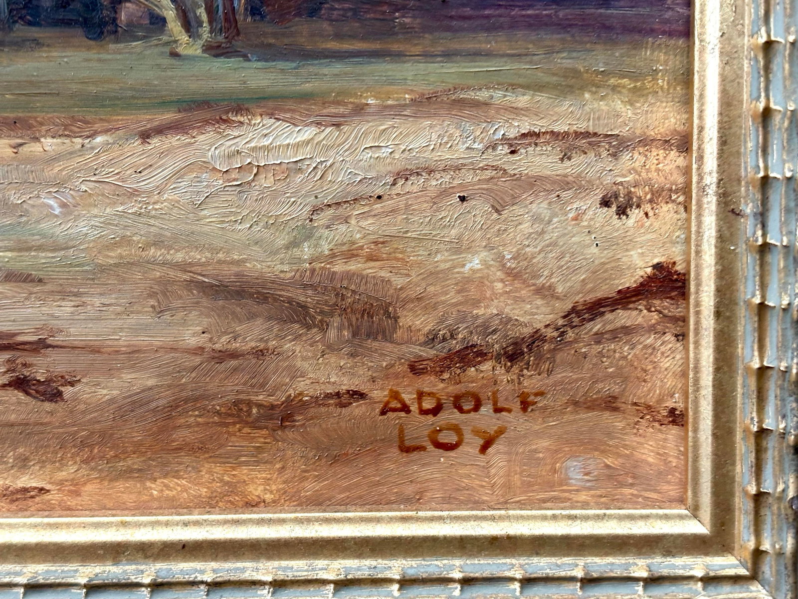 Midcentury European Landscape Painting by Adolf Loy Gemälde - 7