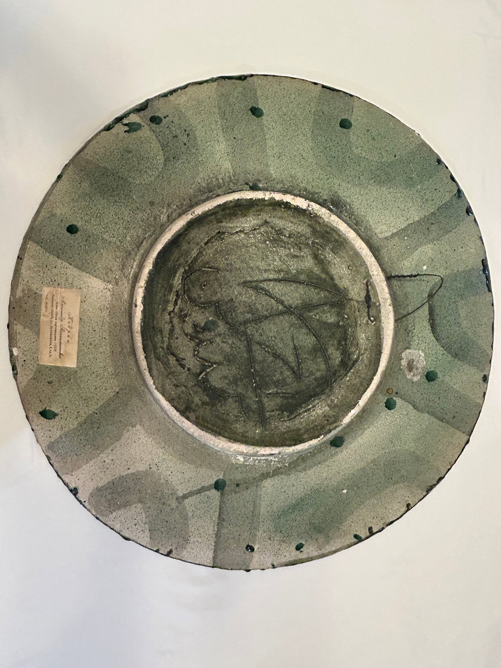 Abstract Decorative Ceramic Plate - 2